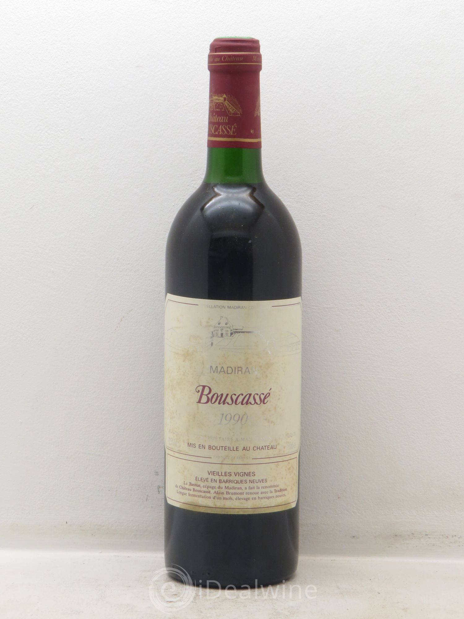 Madiran Vieilles Vignes Château Bouscassé - Alain Brumont 1990 - Lot de 1 bouteille - 0