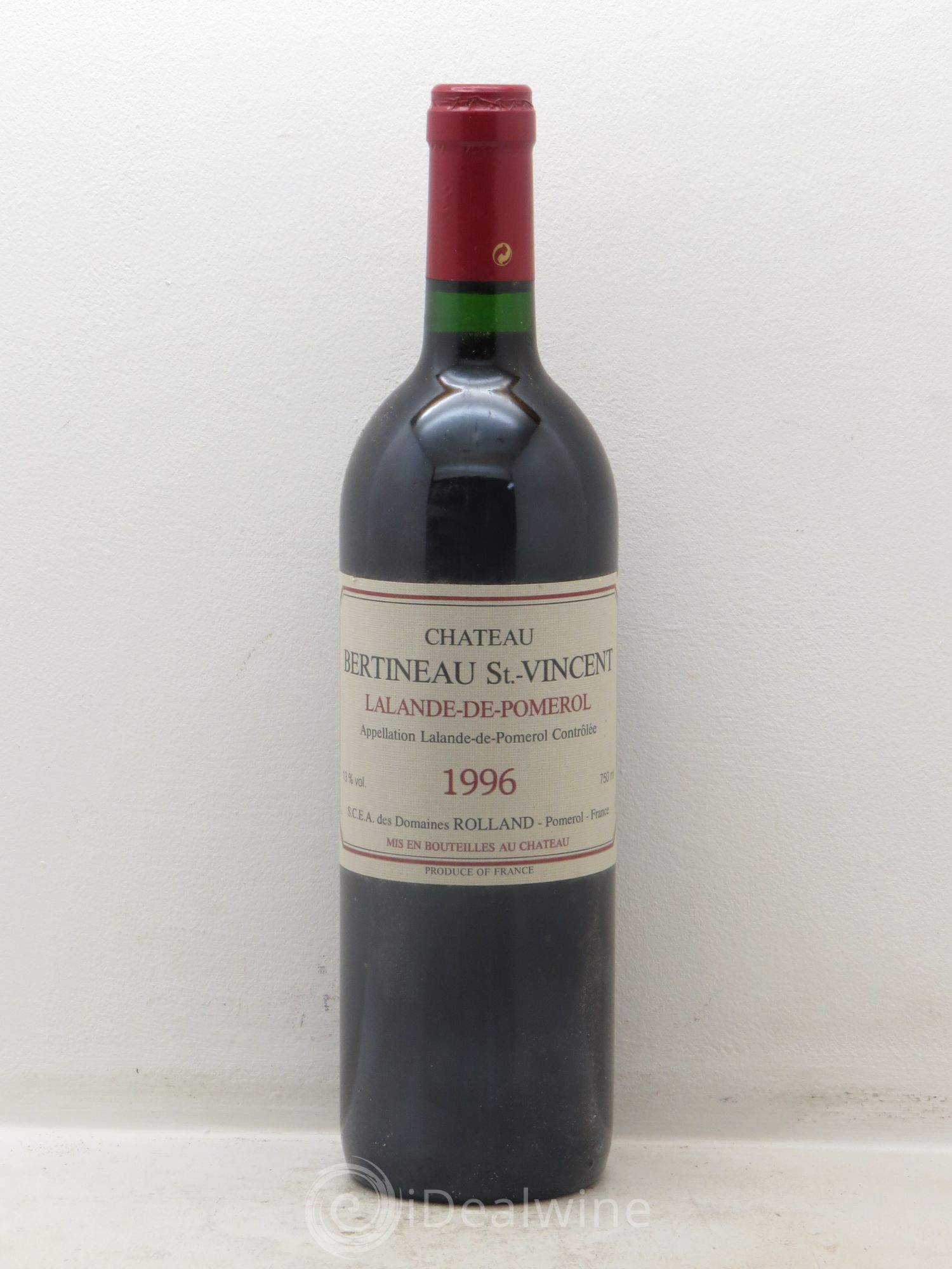Bordeaux Château Bertineau Saint Vincent Lalande de Pomerol 1996 - Posten von 1 Flasche - 0