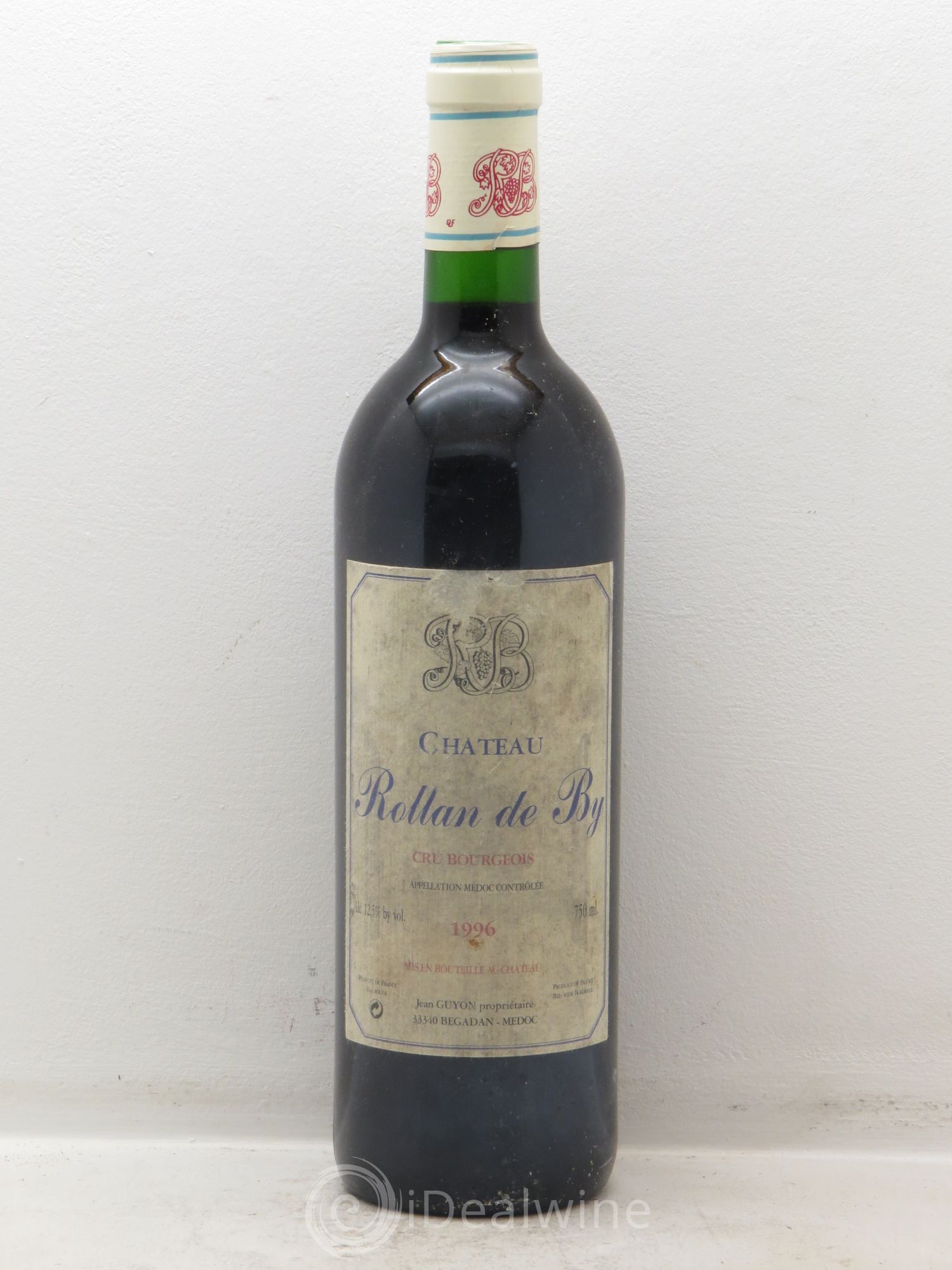 Château Rollan de By Cru Bourgeois 1996 - Lot de 1 bouteille - 0