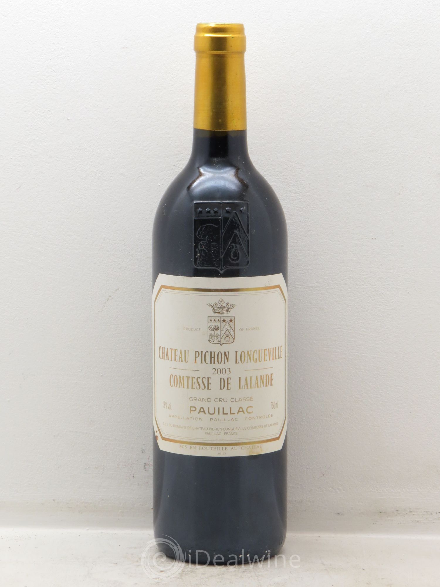 Château Pichon Longueville Comtesse de Lalande 2ème Grand Cru Classé 2003 - Lot de 1 bouteille - 0