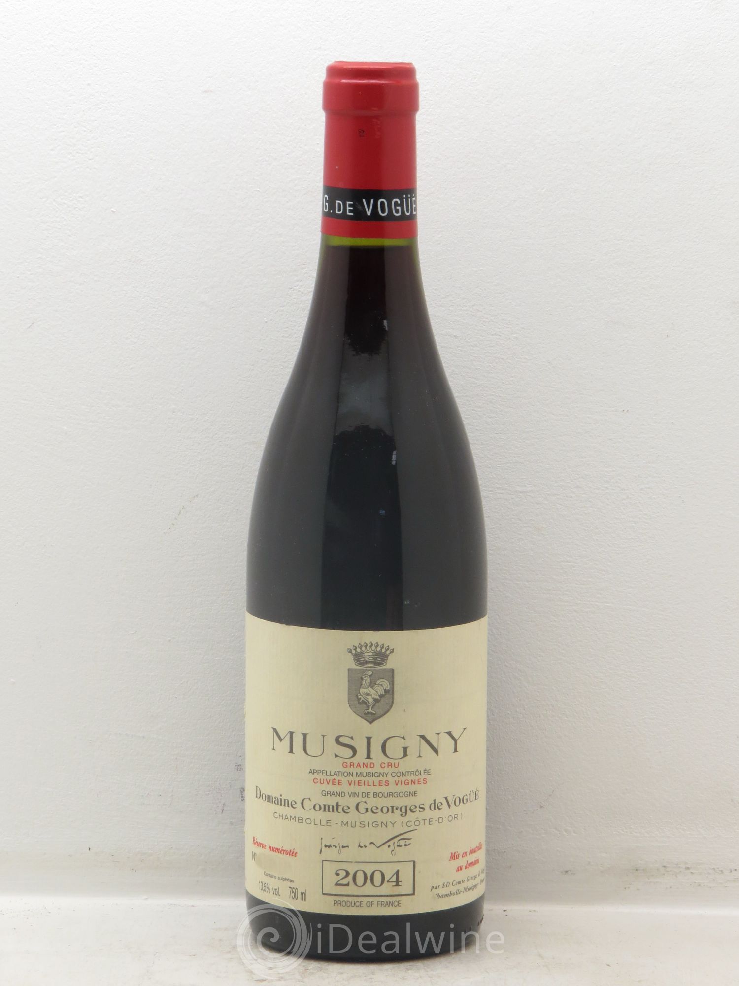 Musigny Grand Cru Cuvée Vieilles Vignes Comte Georges de Vogüé 2004 - Lot de 1 bouteille - 0