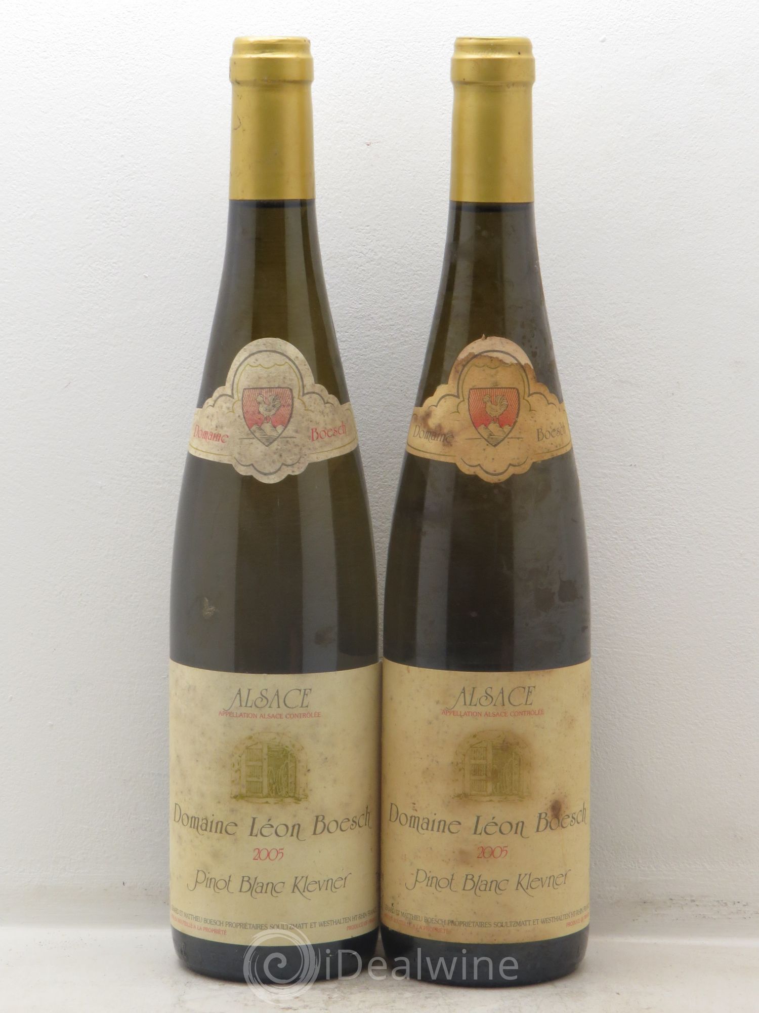 Alsace "Klevner" Pinot Blanc Léon Boesch 2005 - Posten von 2 Flaschen - 0