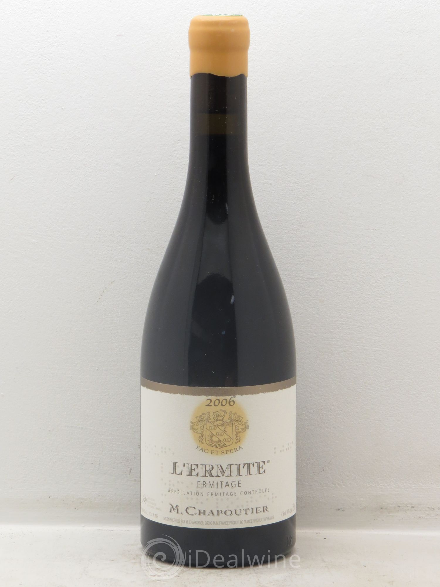 Hermitage Ermitage l'Ermite Chapoutier 2006 - Lot de 1 bouteille - 0
