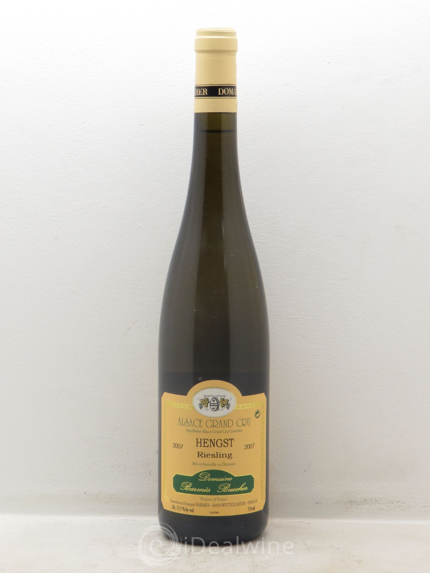 Riesling Grand Cru Domaine Barmès Bucher 2007 - Posten von 1 Flasche - 0
