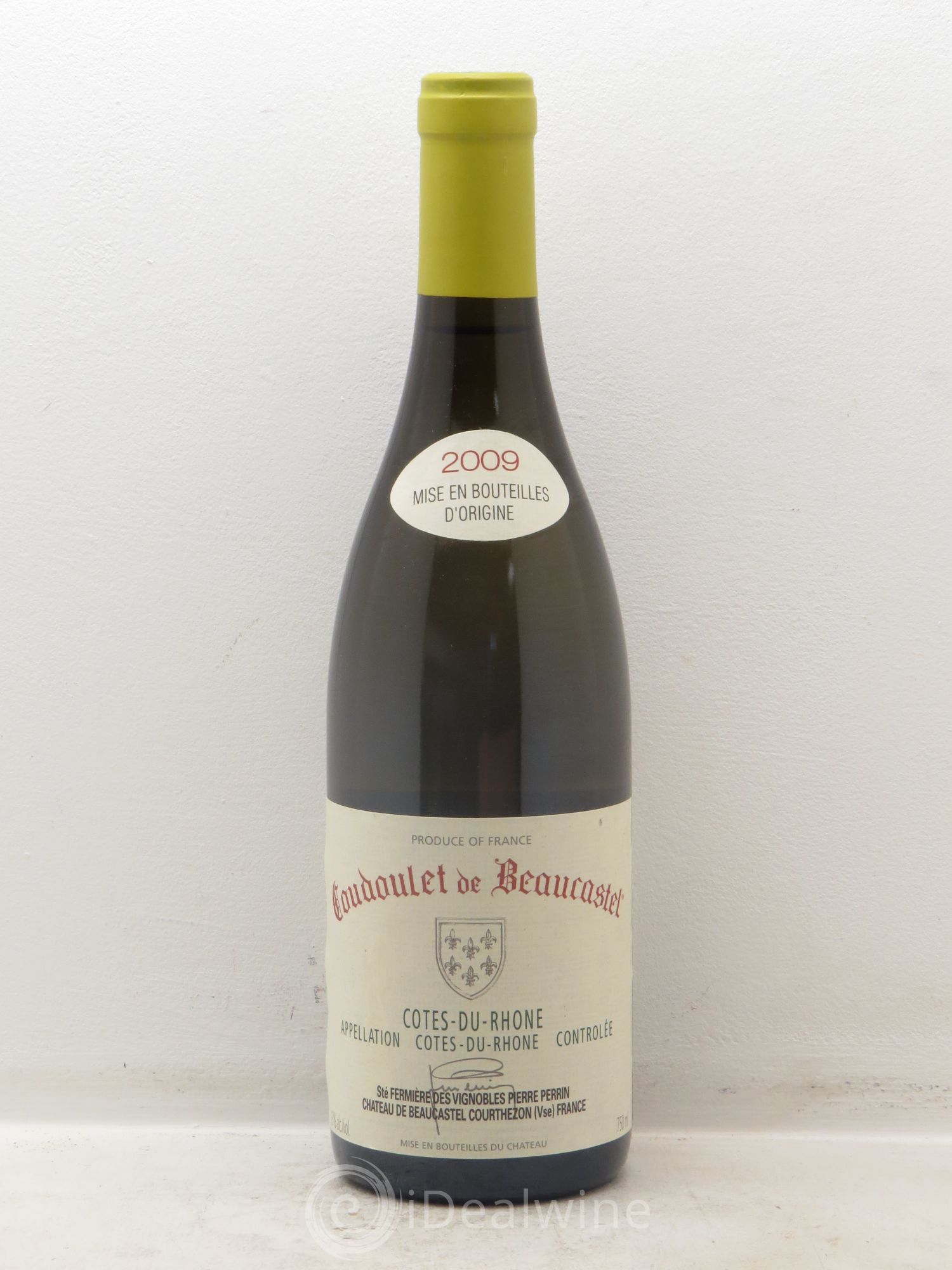 Côtes-du-Rhône Coudoulet de Beaucastel (sans prix de réserve) 2009 - Posten von 1 Flasche - 0