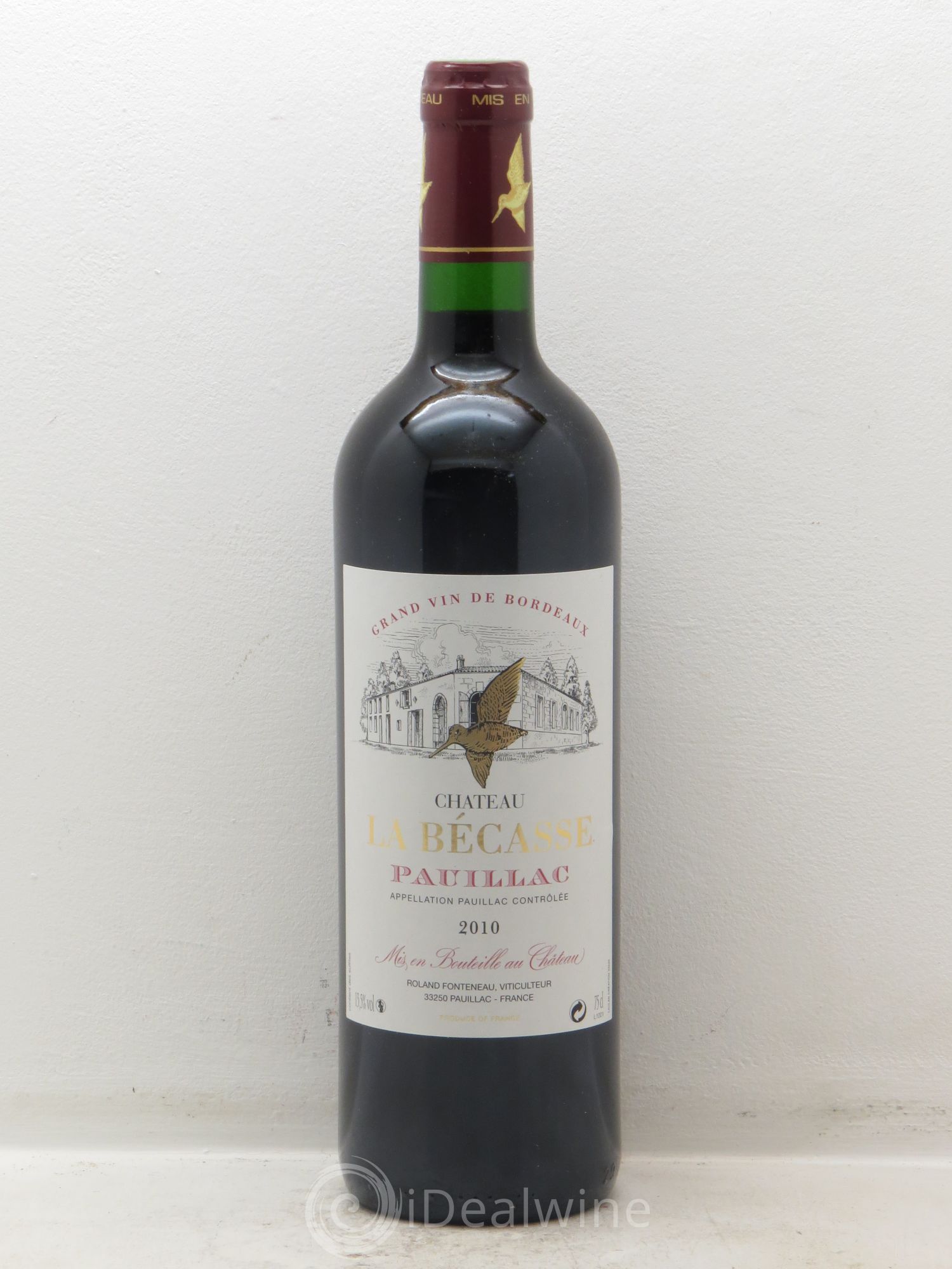 Pauillac Château la Bécasse 2010 - Posten von 1 Flasche - 0