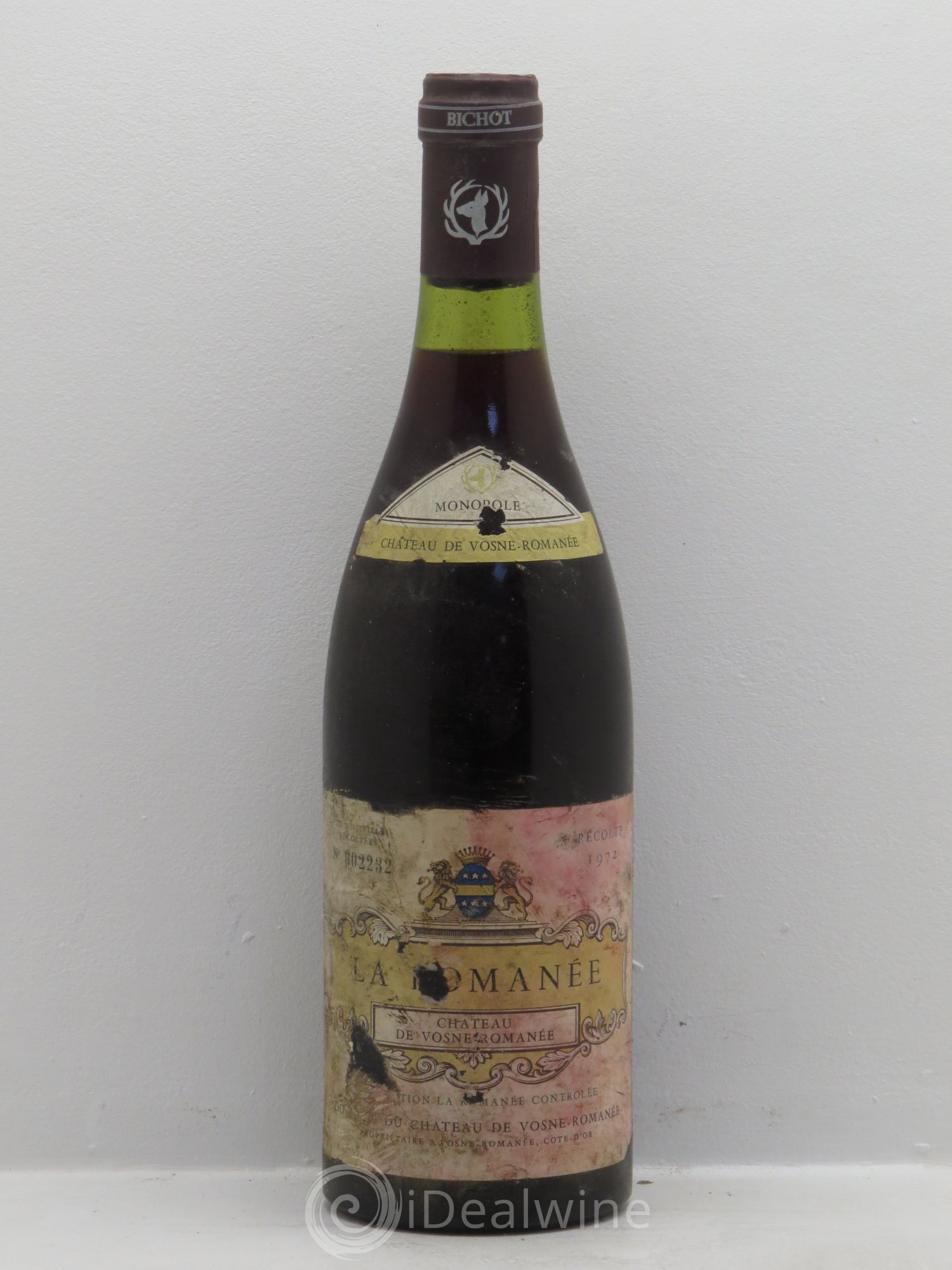 La Romanée Grand Cru Comte Liger-Belair (Domaine du) 1972 - Lot de 1 bouteille - 0