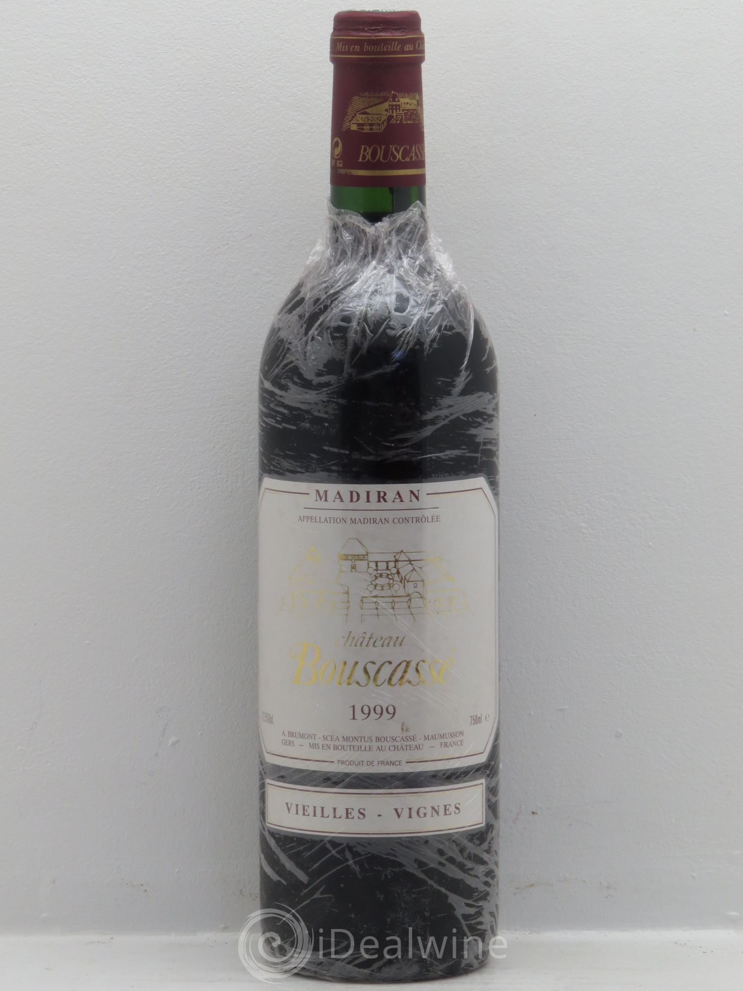 Madiran Vieilles Vignes Château Bouscassé - Alain Brumont 1999 - Lot de 1 bouteille - 0