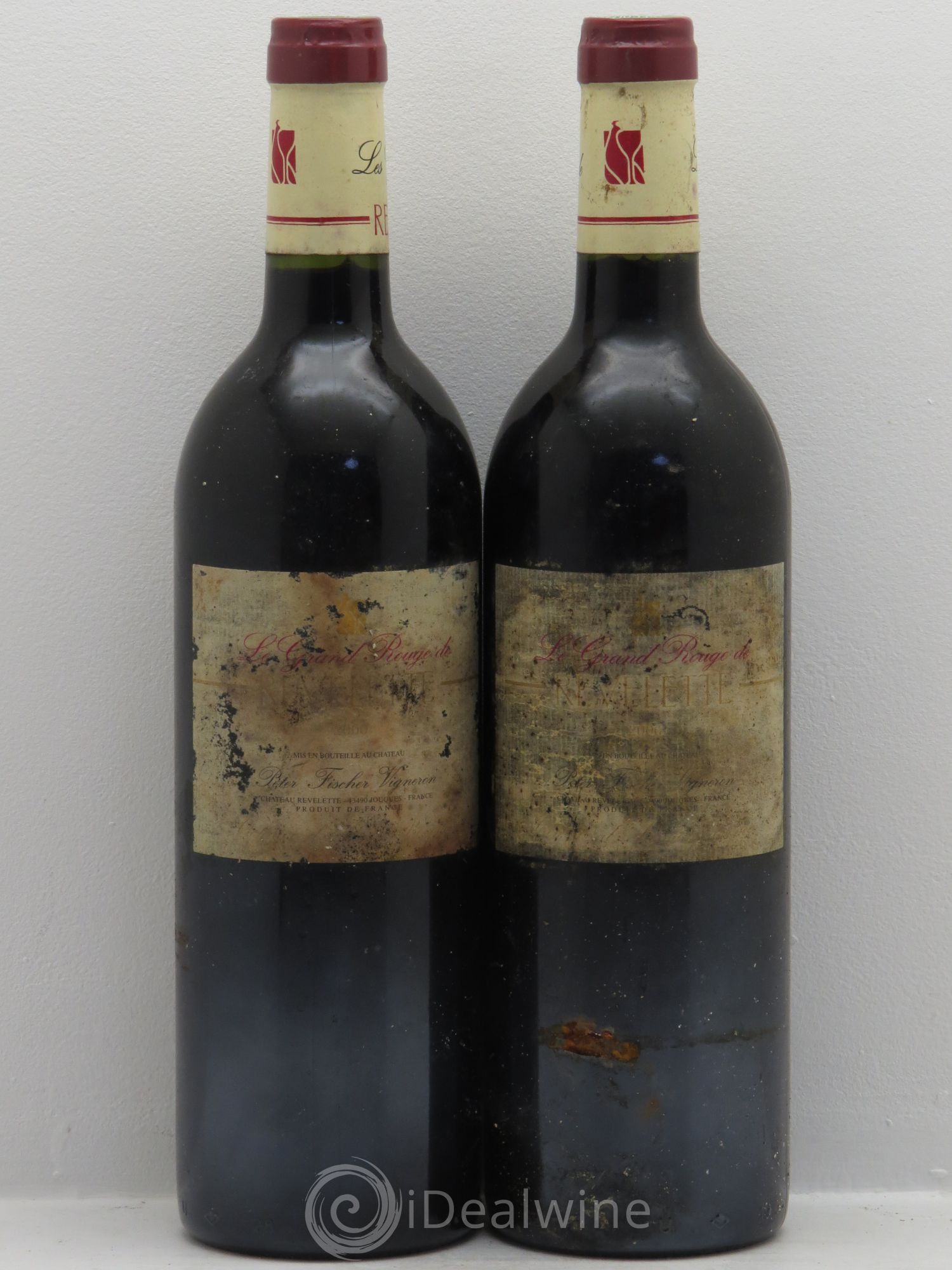 Coteaux d'Aix-en-Provence Château Revelette "le Grand Rouge" 2000 - Lot de 2 bouteilles - 0