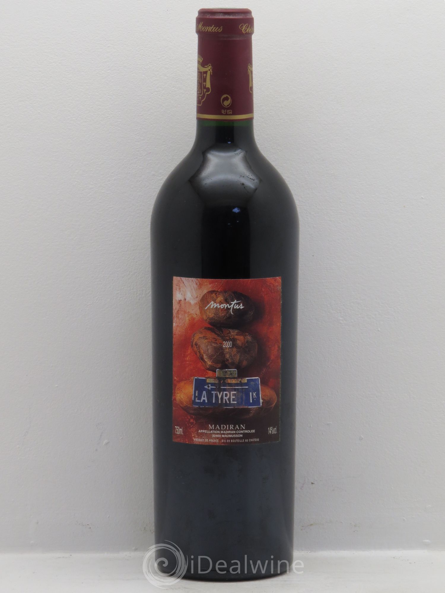 Madiran Château Montus-La Tyre Alain Brumont 2000 - Lot de 1 bouteille - 0