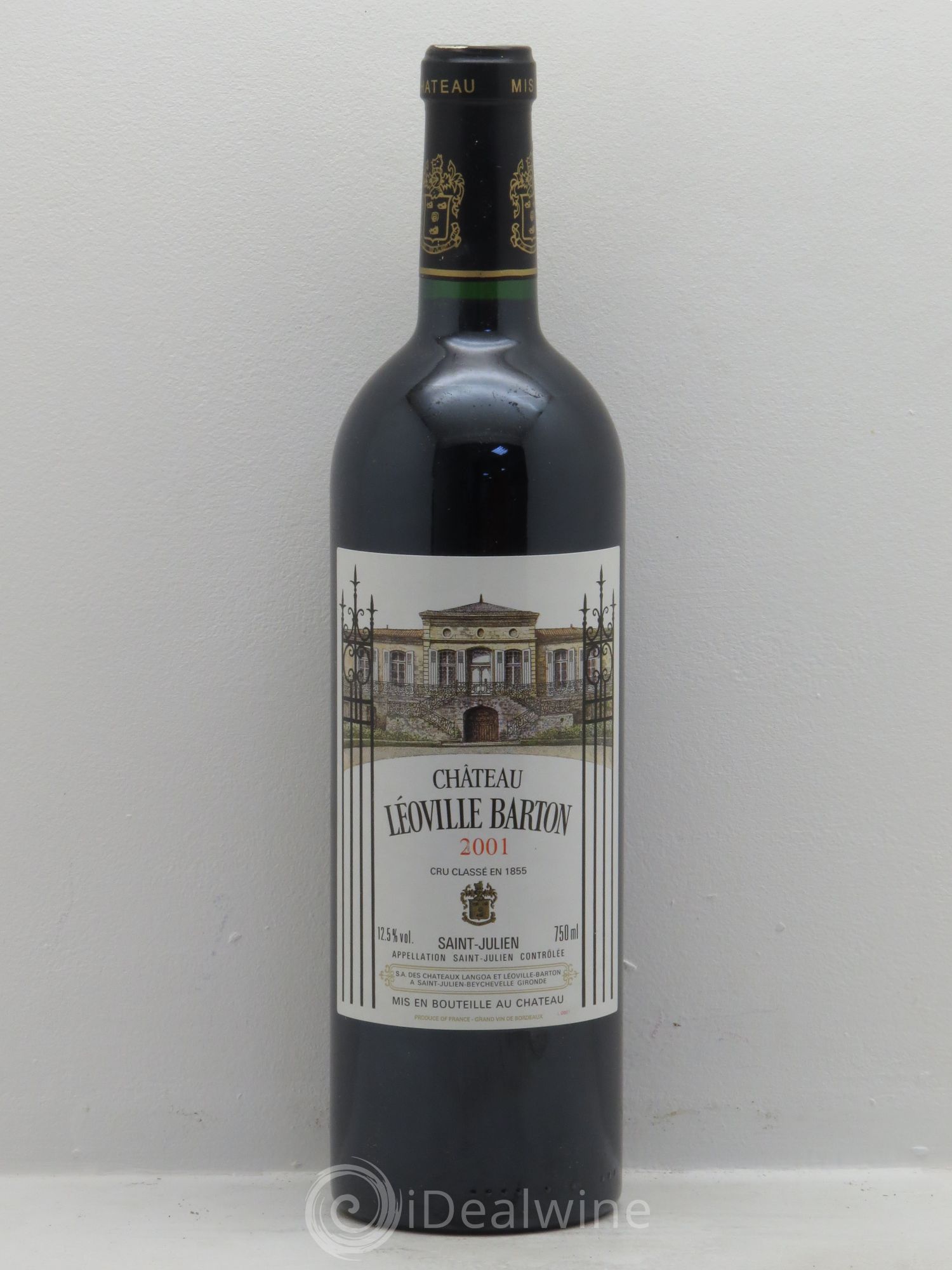 Château Léoville Barton 2ème Grand Cru Classé 2001 - Lot de 1 bouteille - 0