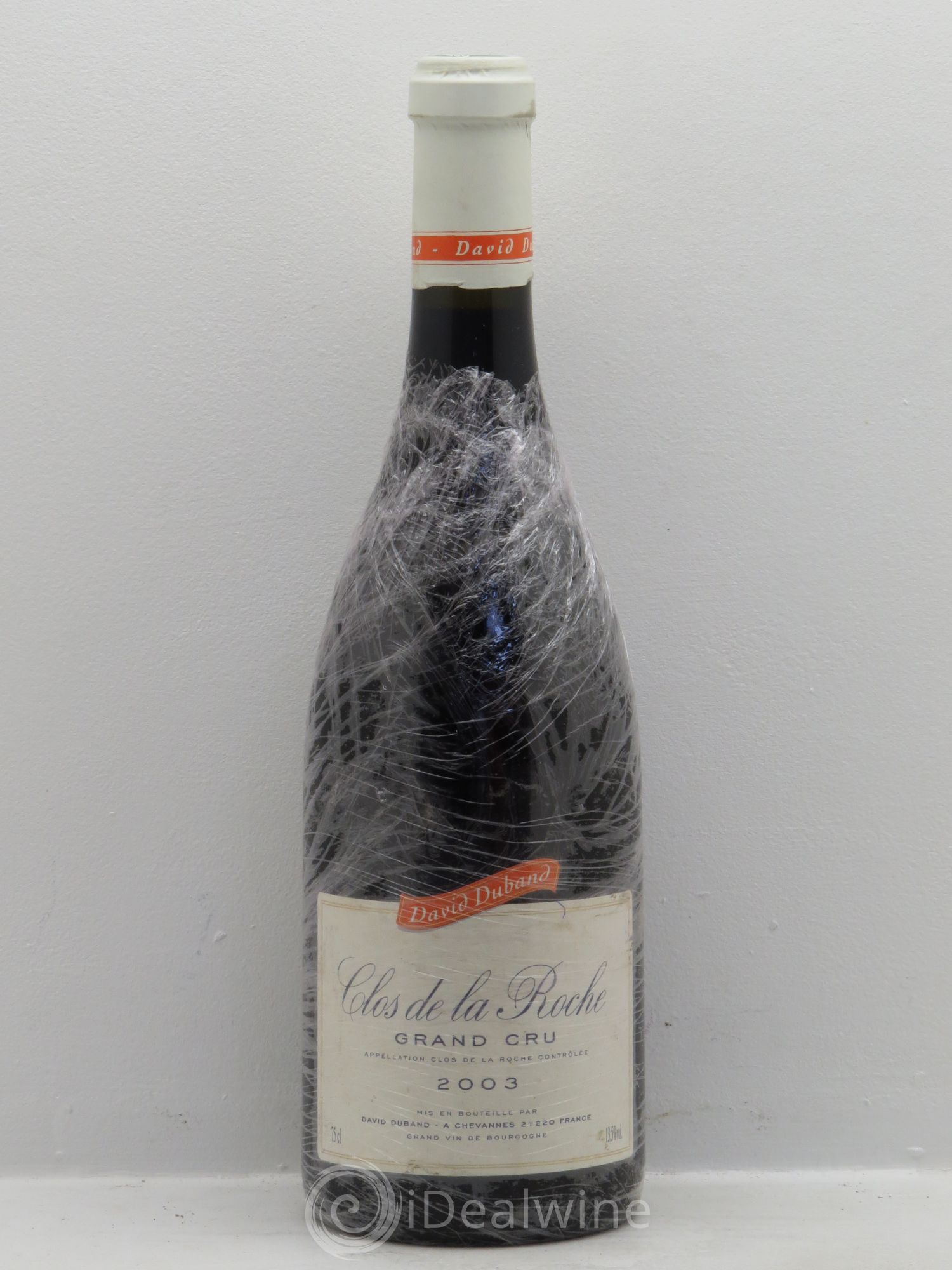 Clos de la Roche Grand Cru David Duband 2003 - Lot de 1 bouteille - 0