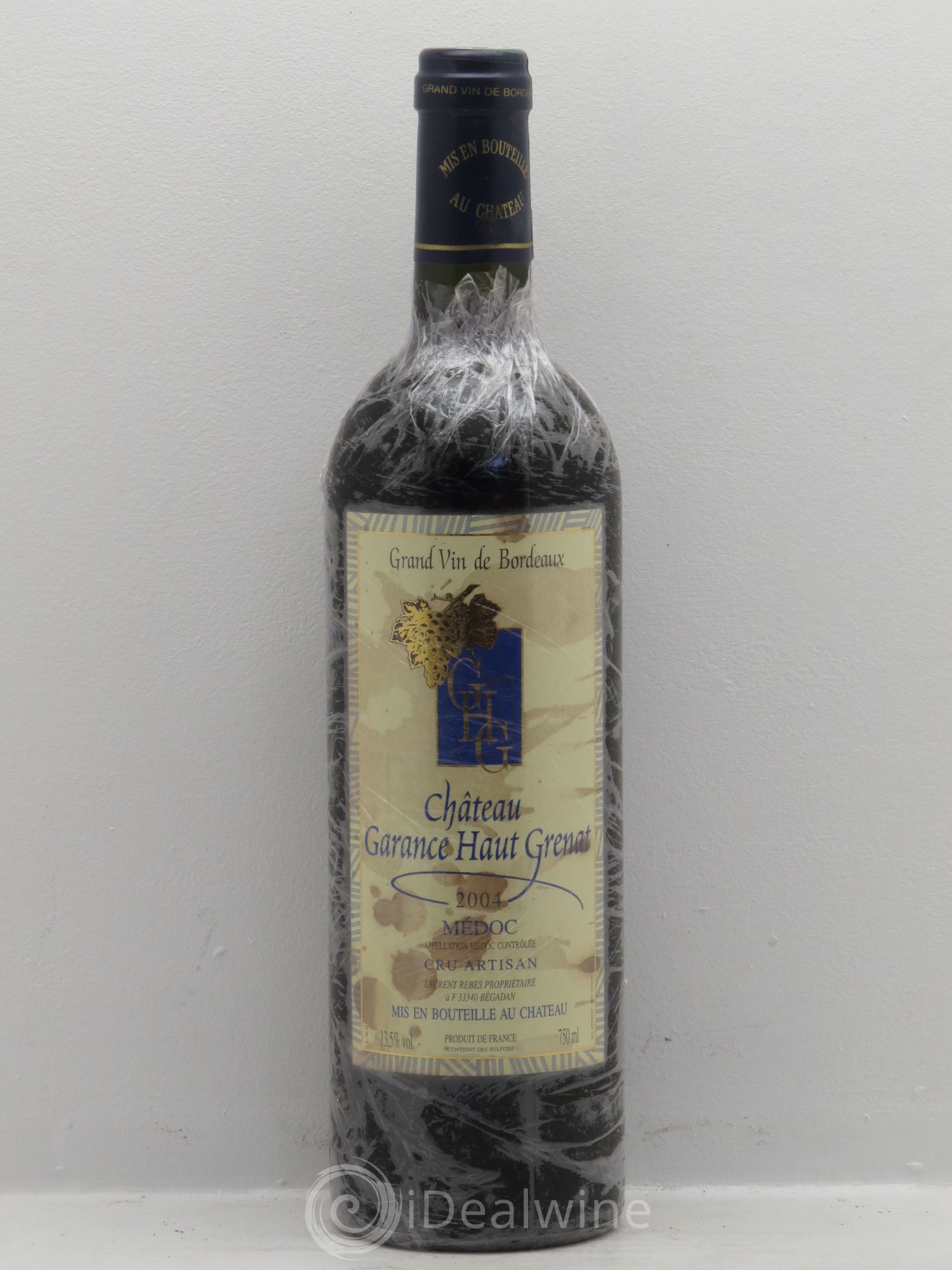 Médoc Château Garance Haut Grenat 2004 - Posten von 1 Flasche - 0
