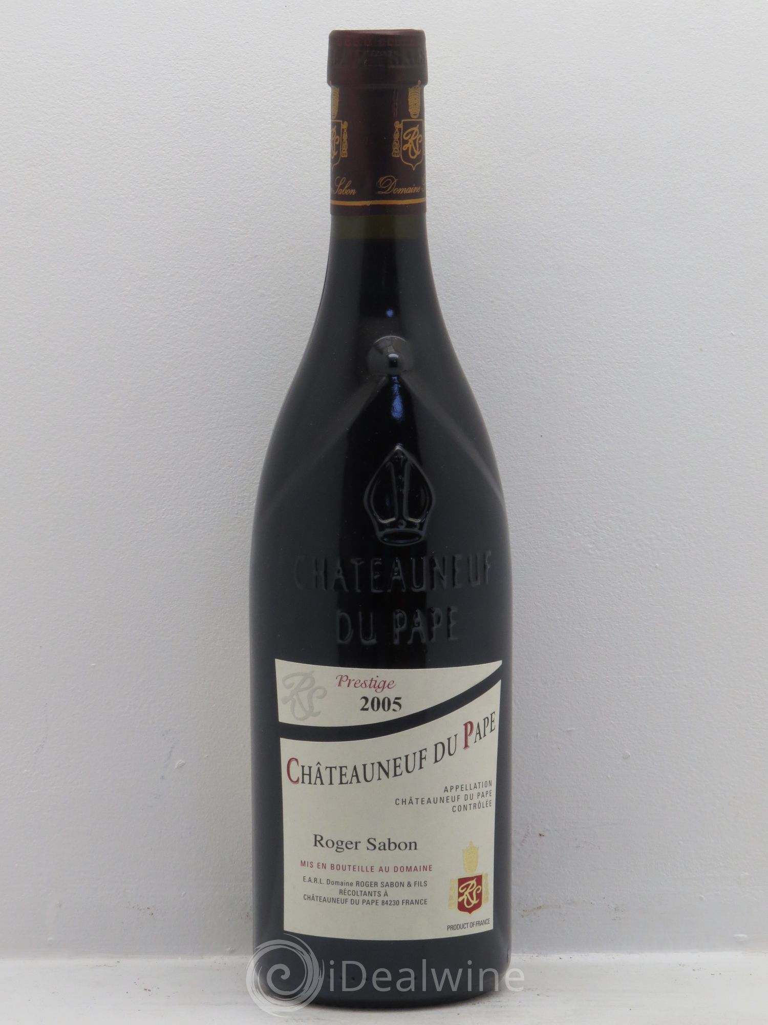 Châteauneuf-du-Pape Cuvée Prestige Roger Sabon (Domaine) 2005 - Lot de 1 bouteille - 0