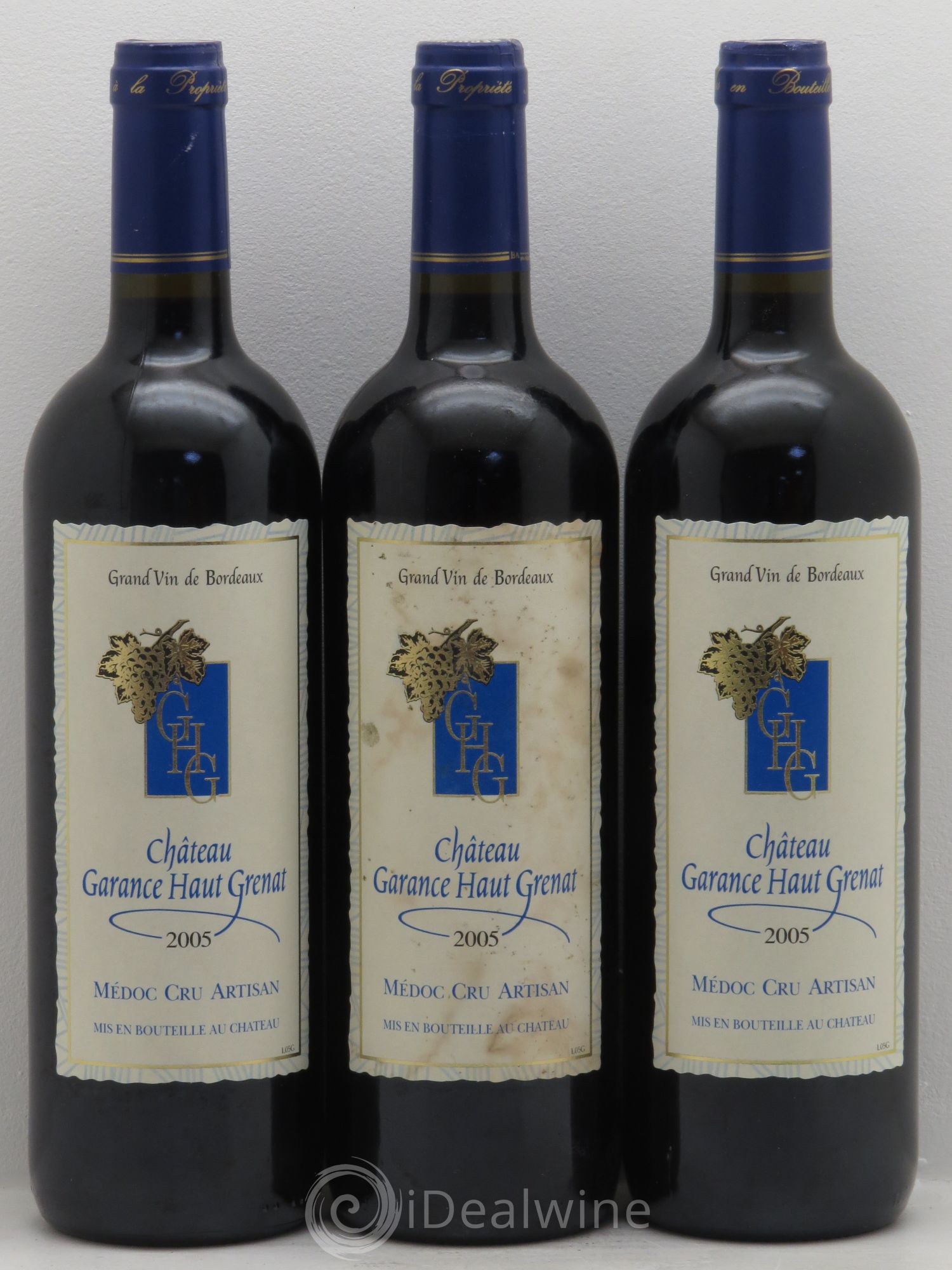 Médoc Château Garance Haut Grenat 2005 - Posten von 3 Flaschen - 0