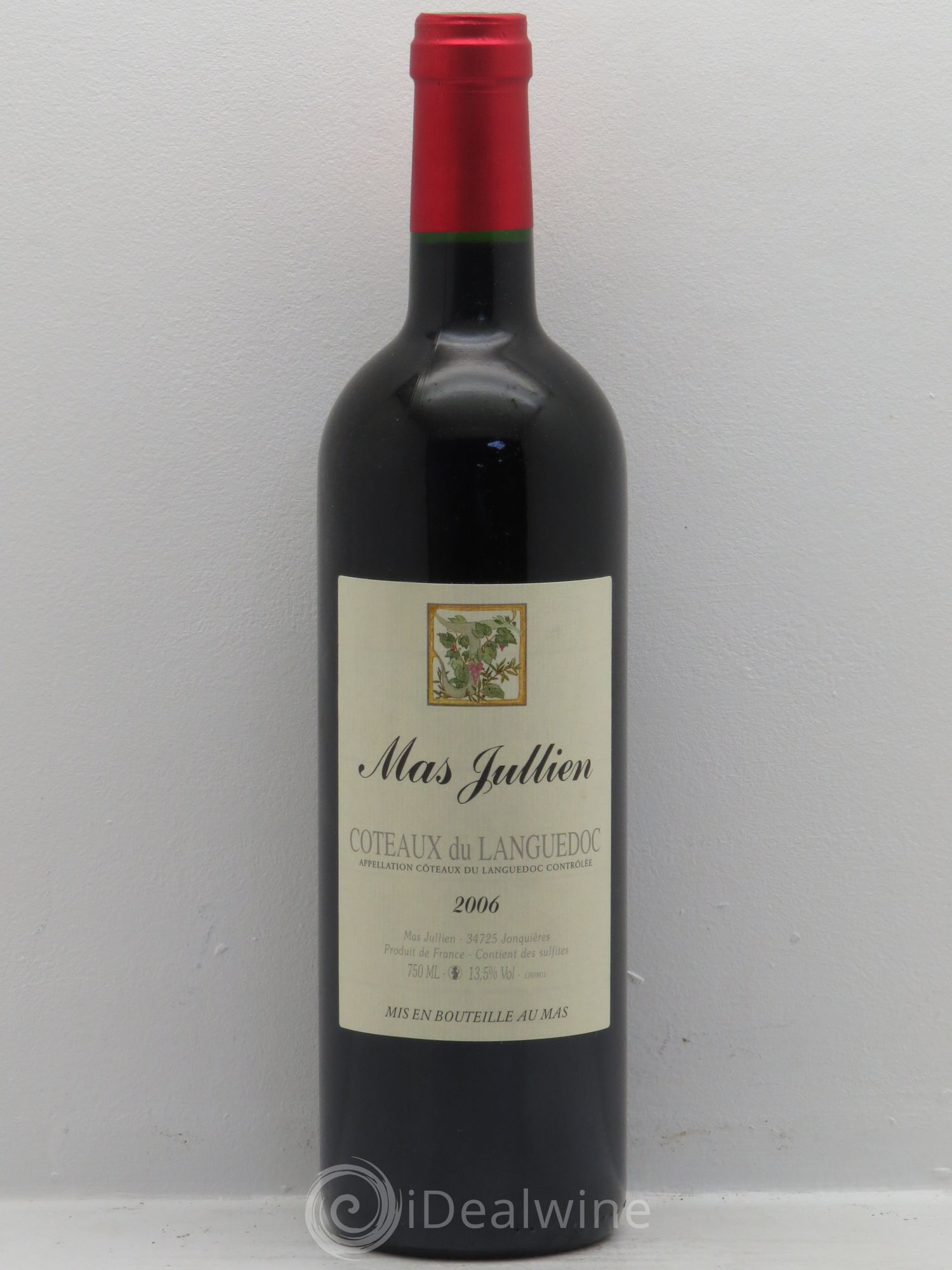 Terrasses du Larzac Mas Jullien Olivier Jullien 2006 - Lot de 1 bouteille - 0