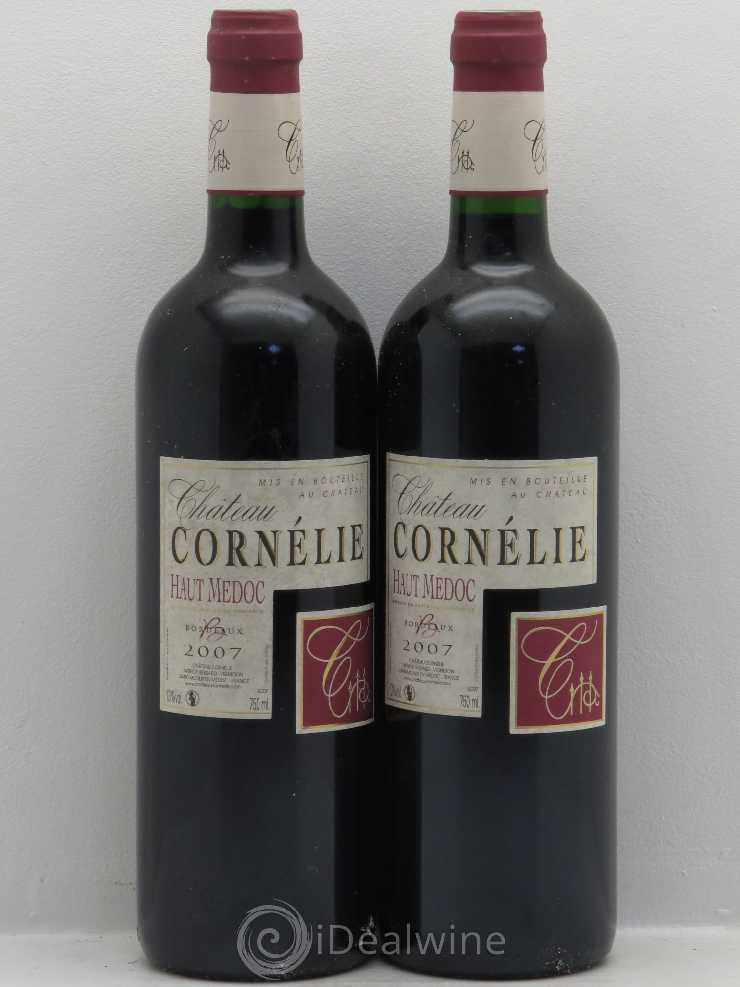 Haut Médoc Château Cornélie 2007 - Lot de 2 bouteilles - 0