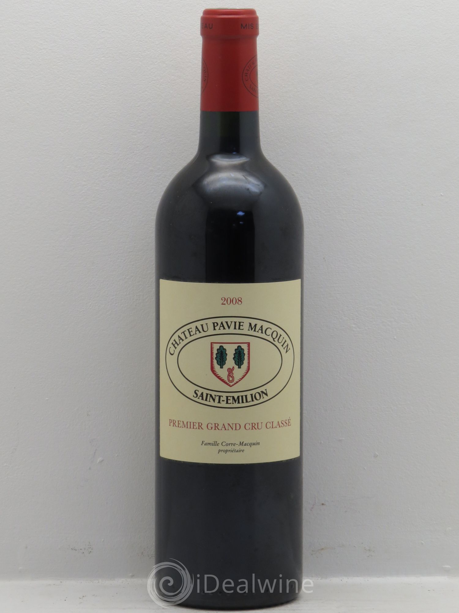 Château Pavie Macquin 1er Grand Cru Classé B 2008 - Lot de 1 bouteille - 0