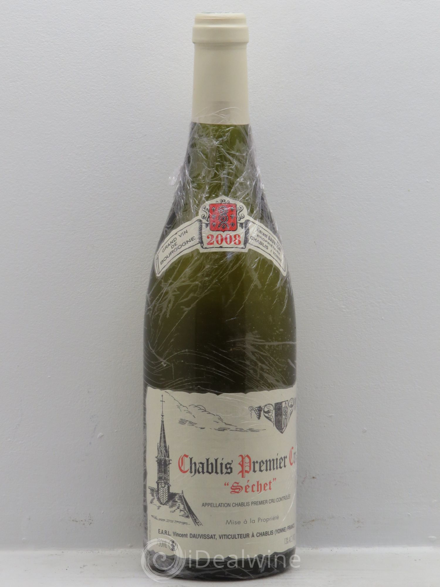 Chablis 1er Cru Séchet Vincent Dauvissat (Domaine) 2008 - Lot de 1 bouteille - 0