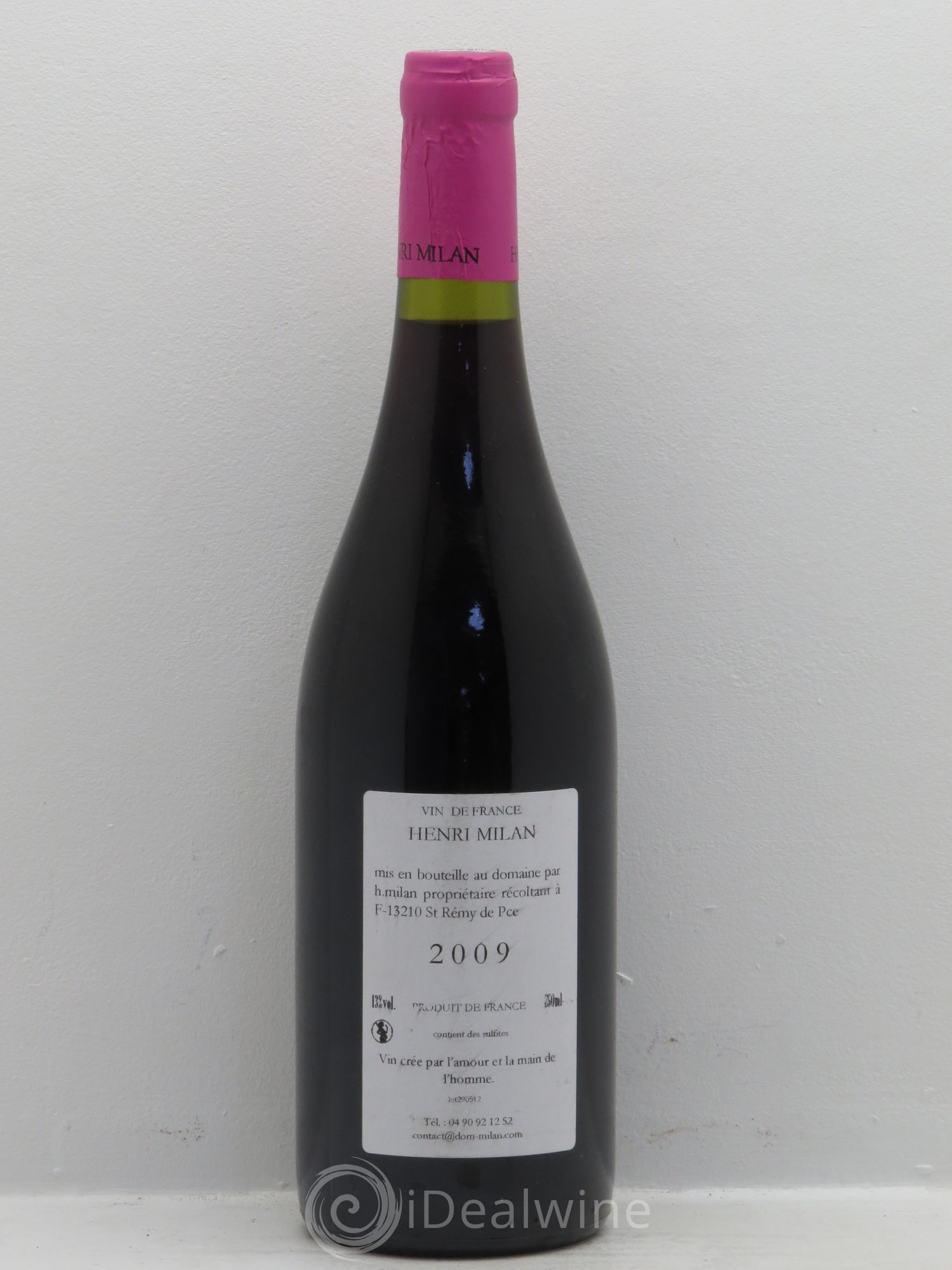 Vin de France Le Vallon Henri Milan 2009 - Lot de 1 bouteille - 1