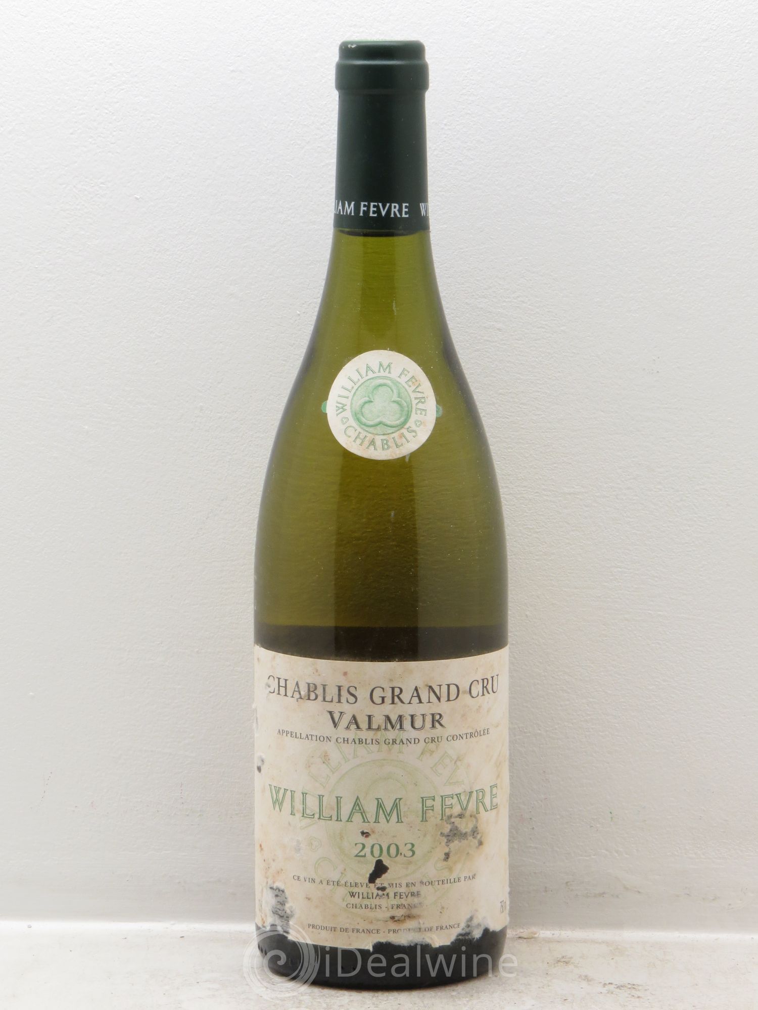 Chablis Grand Cru Valmur William Fèvre 2003 - Lot de 1 bouteille - 0