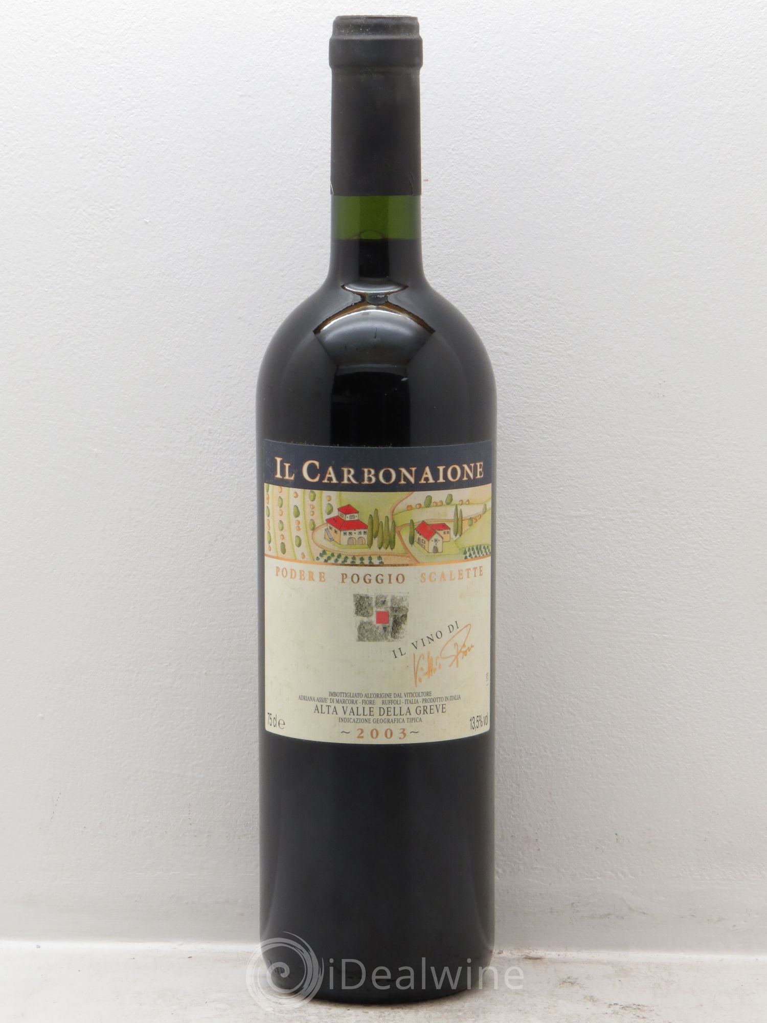 Toscana IGT Podere Poggio Scalette Il Carbonaione 2003 - Lot de 1 bouteille - 0