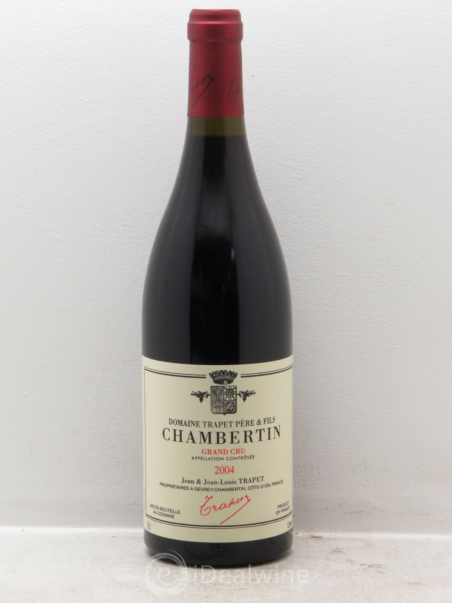Chambertin Grand Cru Domaine Trapet 2004 - Lot de 1 bouteille - 0