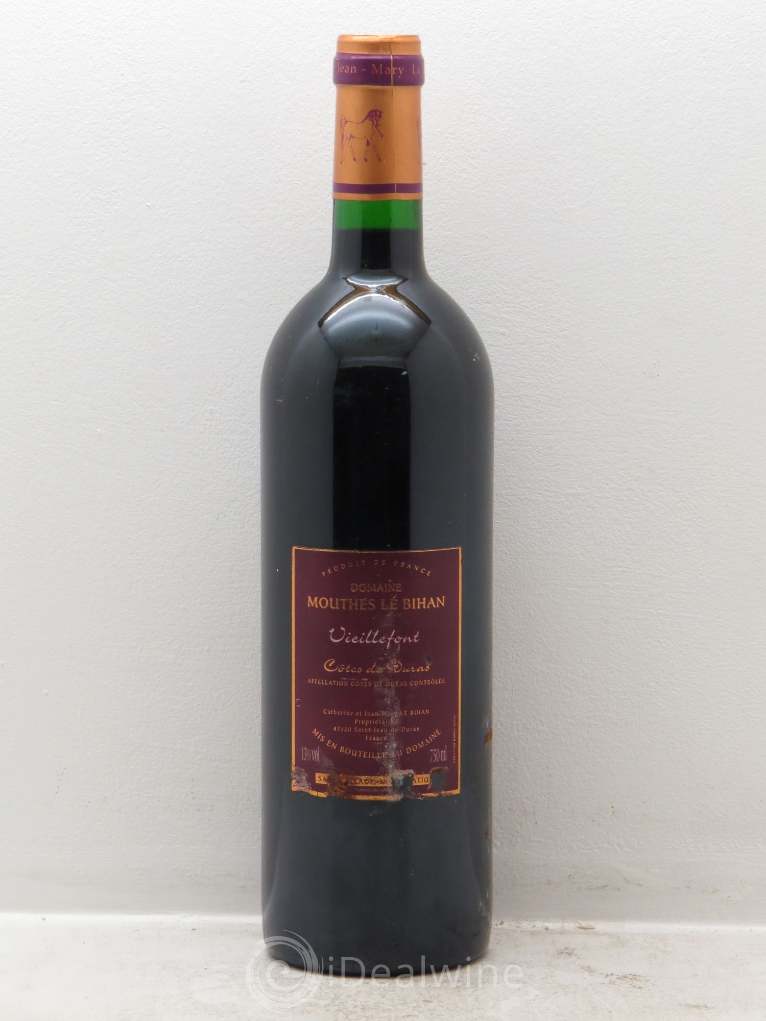 Divers Cotes de Duras "Vieillefont" Domaine Mouthes le Bihan (sans prix de réserve) 2004 - Posten von 1 Flasche - 1
