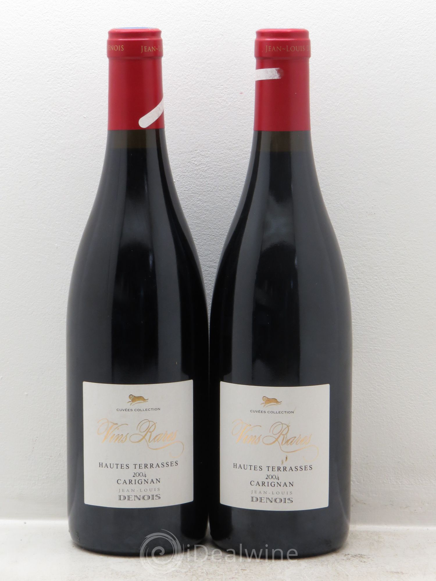 Divers Jean Louis Denois Collection Vins Rares Hautes terrasses Carignan 2004 - Posten von 2 Flaschen - 0