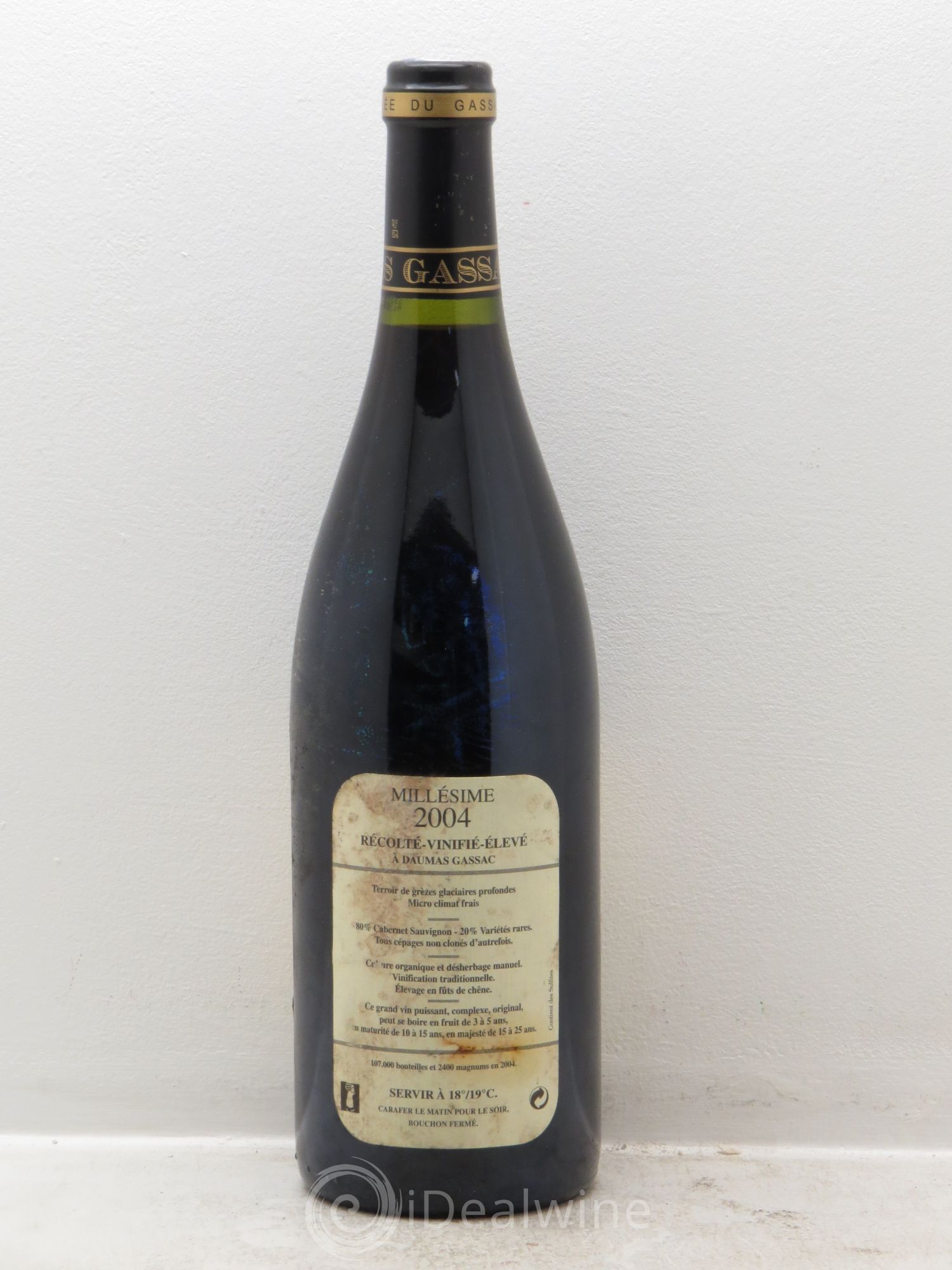 Saint-Guilhem-le-Désert - Cité d'Aniane Mas Daumas Gassac Famille Guibert de La Vaissière 2004 - Lot de 1 bouteille - 1