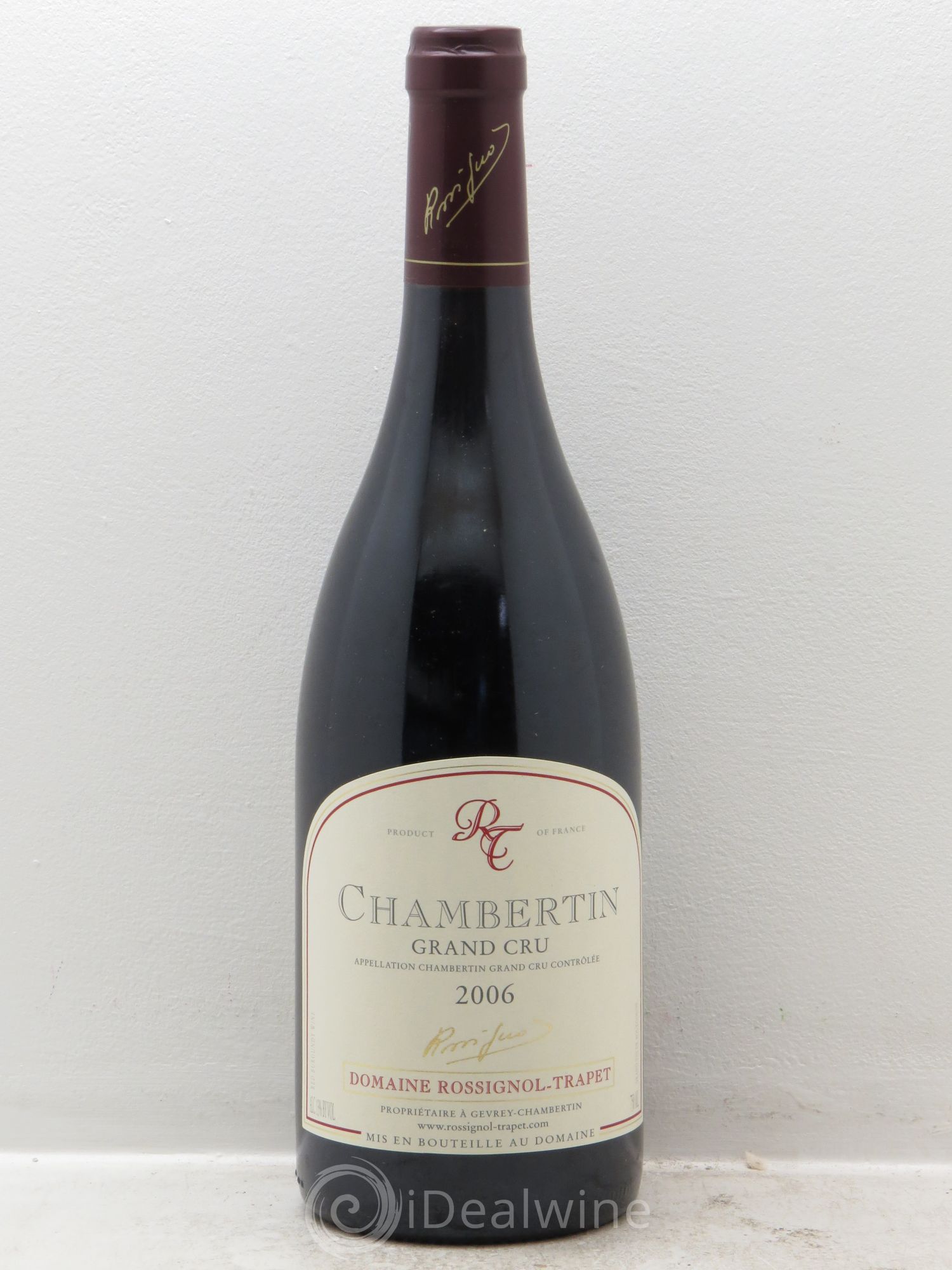 Chambertin Grand Cru Rossignol-Trapet (Domaine) 2006 - Lot de 1 bouteille - 0