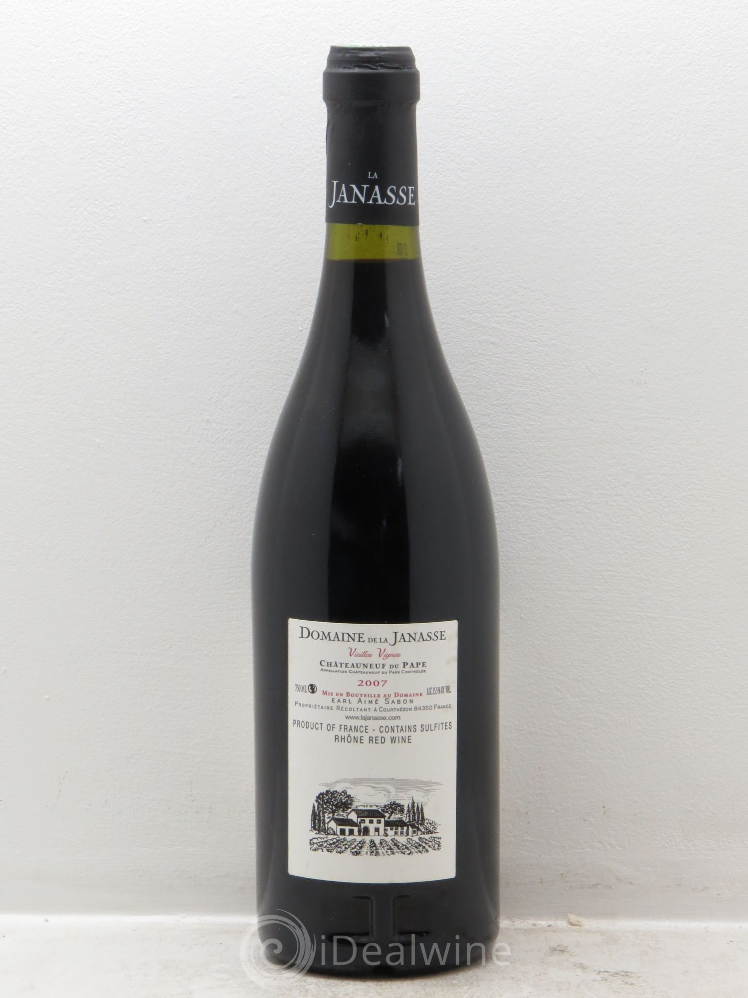 Châteauneuf-du-Pape Cuvée Vieilles Vignes La Janasse (Domaine de)  (sans prix de réserve) 2007 - Lot de 1 bouteille - 1
