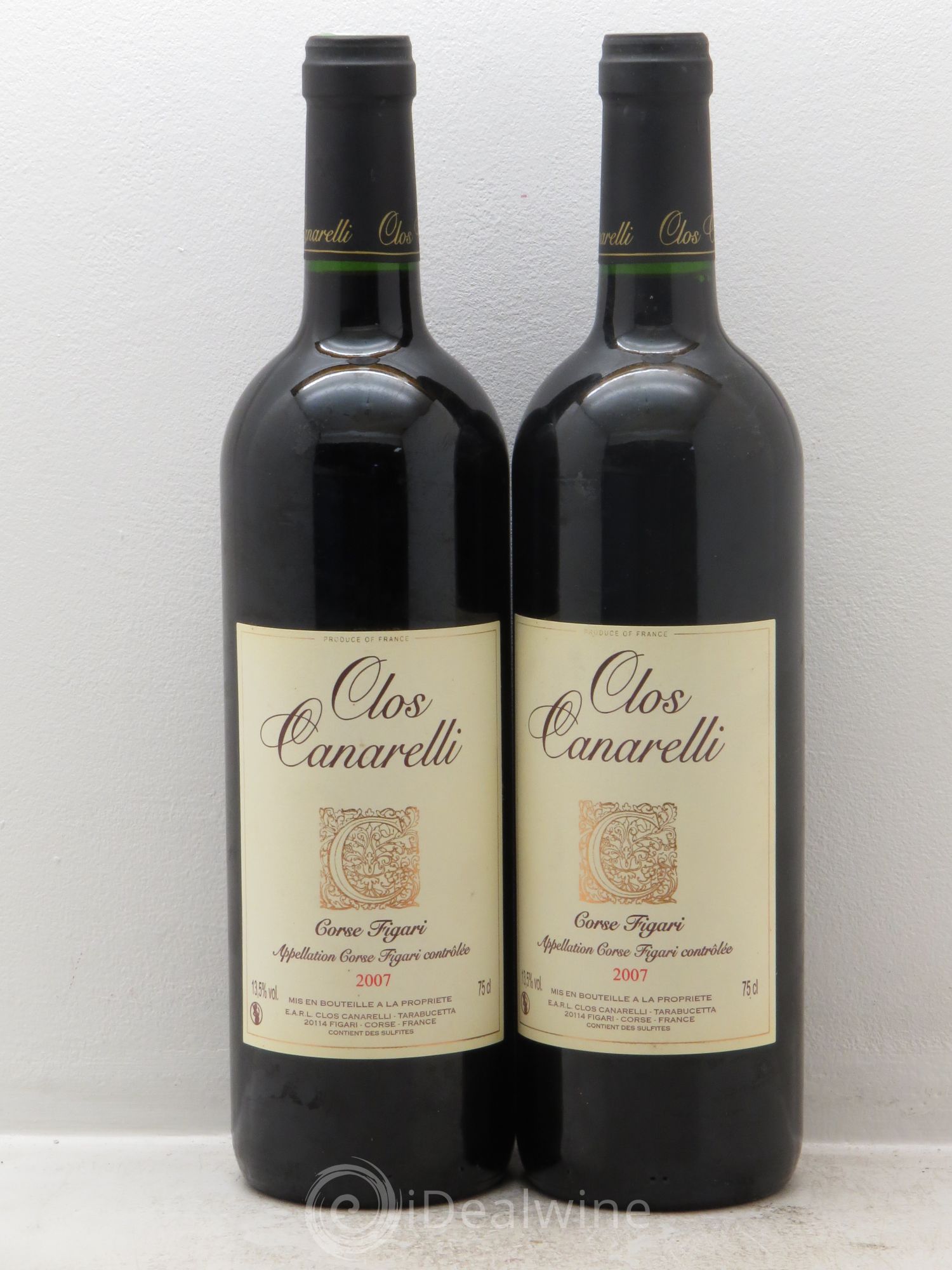Figari Clos Canarelli 2007 - Lot de 2 bouteilles - 0