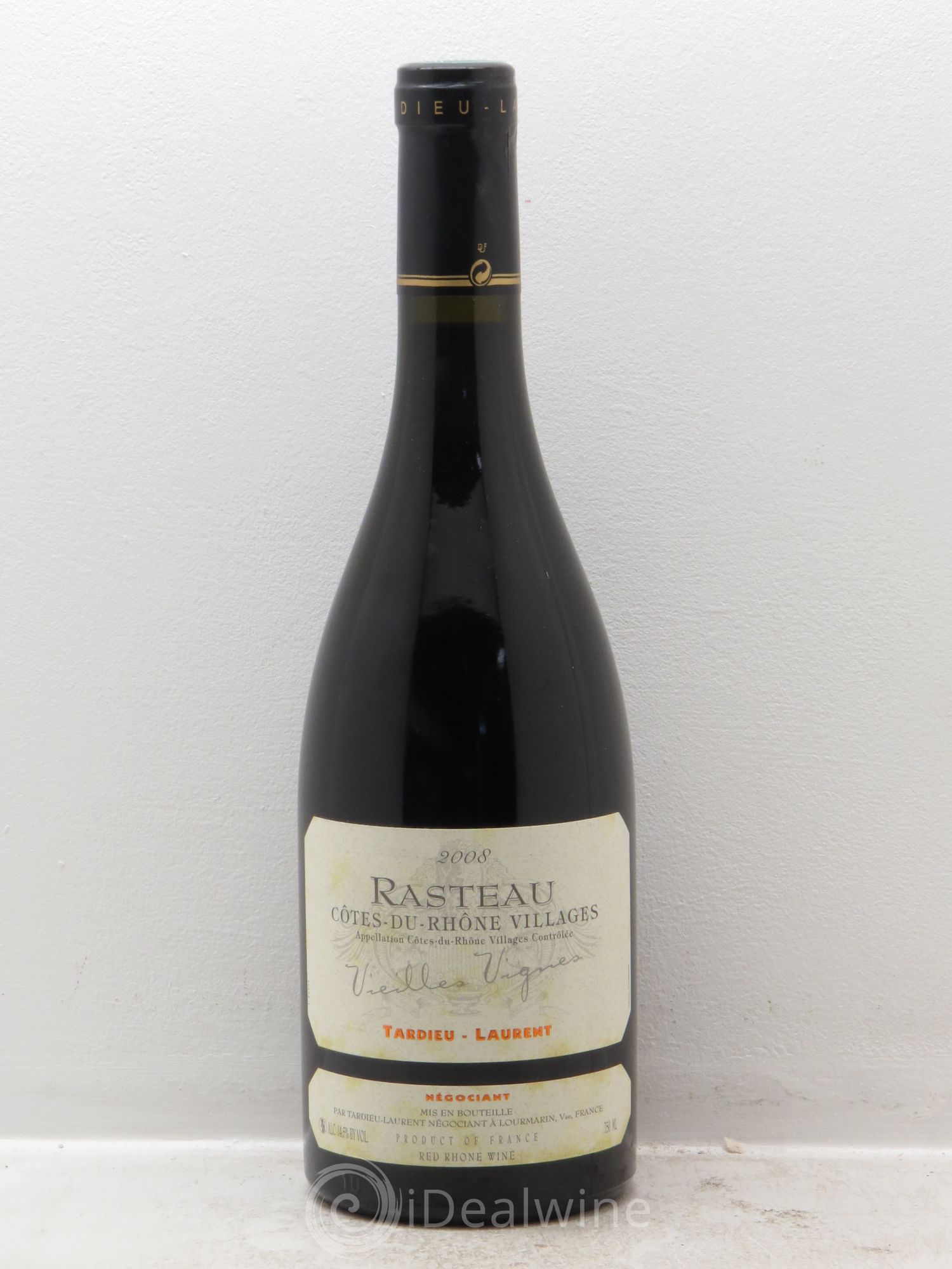 Rasteau Vieilles Vignes Tardieu Laurent (sans prix de réserve) 2008 - Lotto di 1 bottiglia - 0