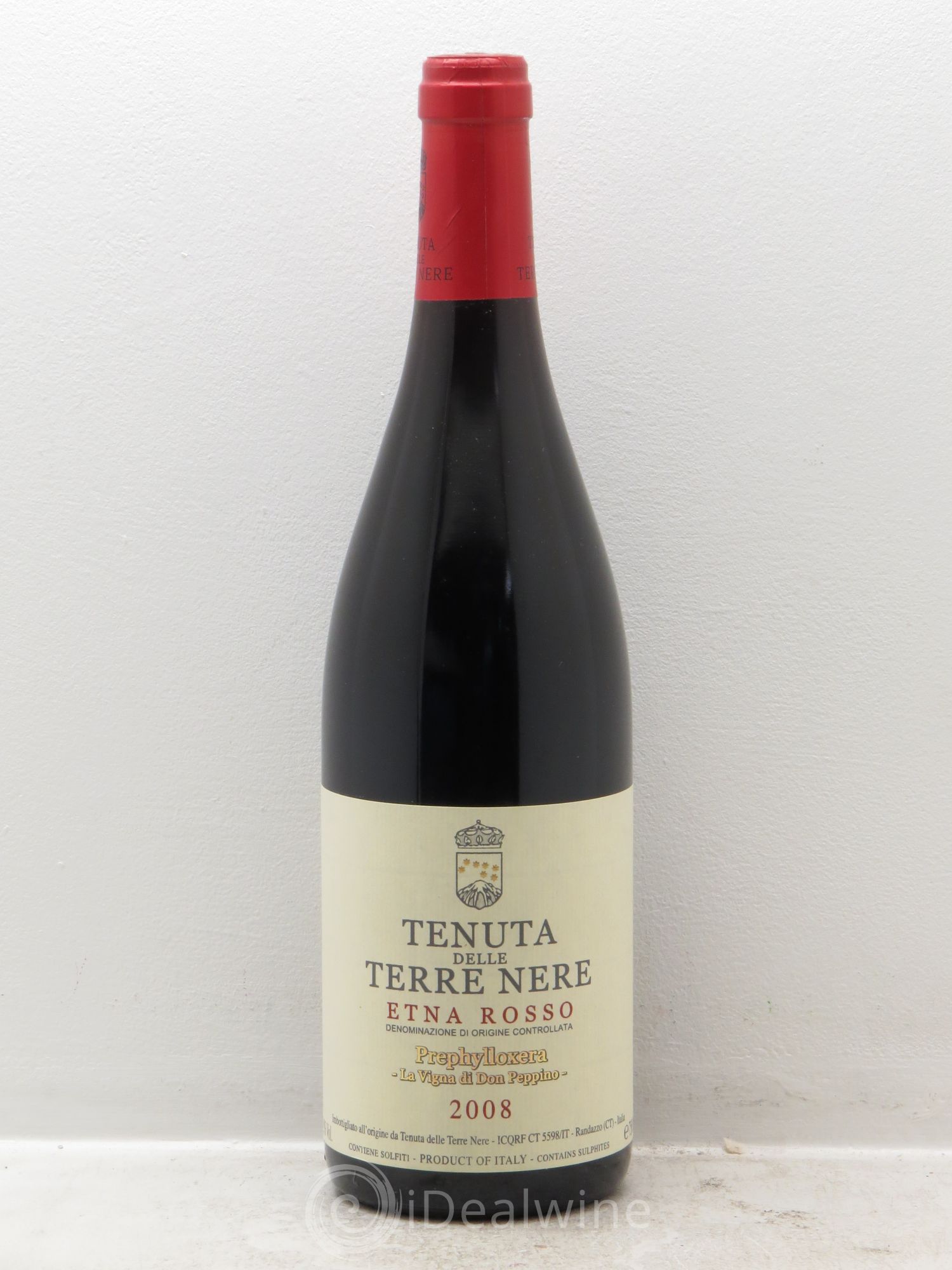 Italie Tenuta Terre Nere Etna Rosso Prephylloxera Vigna don Peppino 2008 - Posten von 1 Flasche - 0