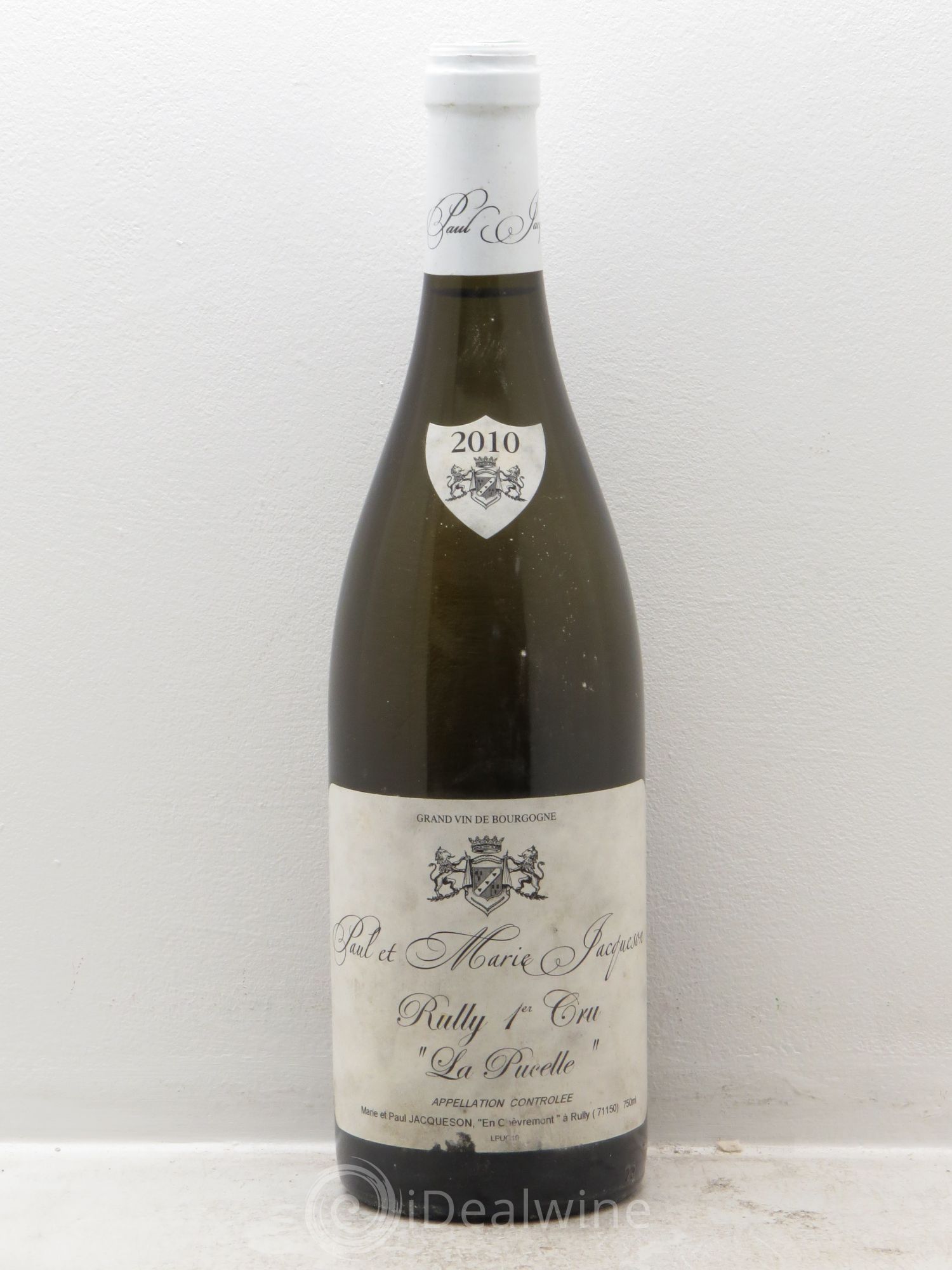 Rully 1er Cru La Pucelle Paul & Marie Jacqueson 2010 - Lot de 1 bouteille - 0