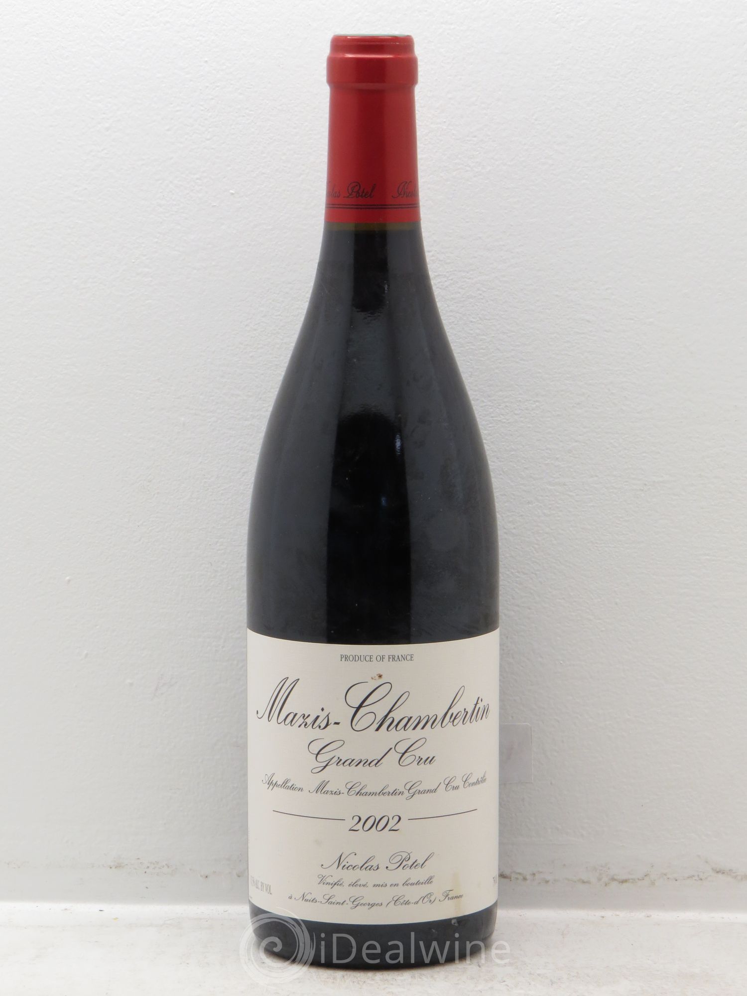 Mazis-Chambertin Grand Cru Nicolas Potel 2002 - Lot de 1 bouteille - 0