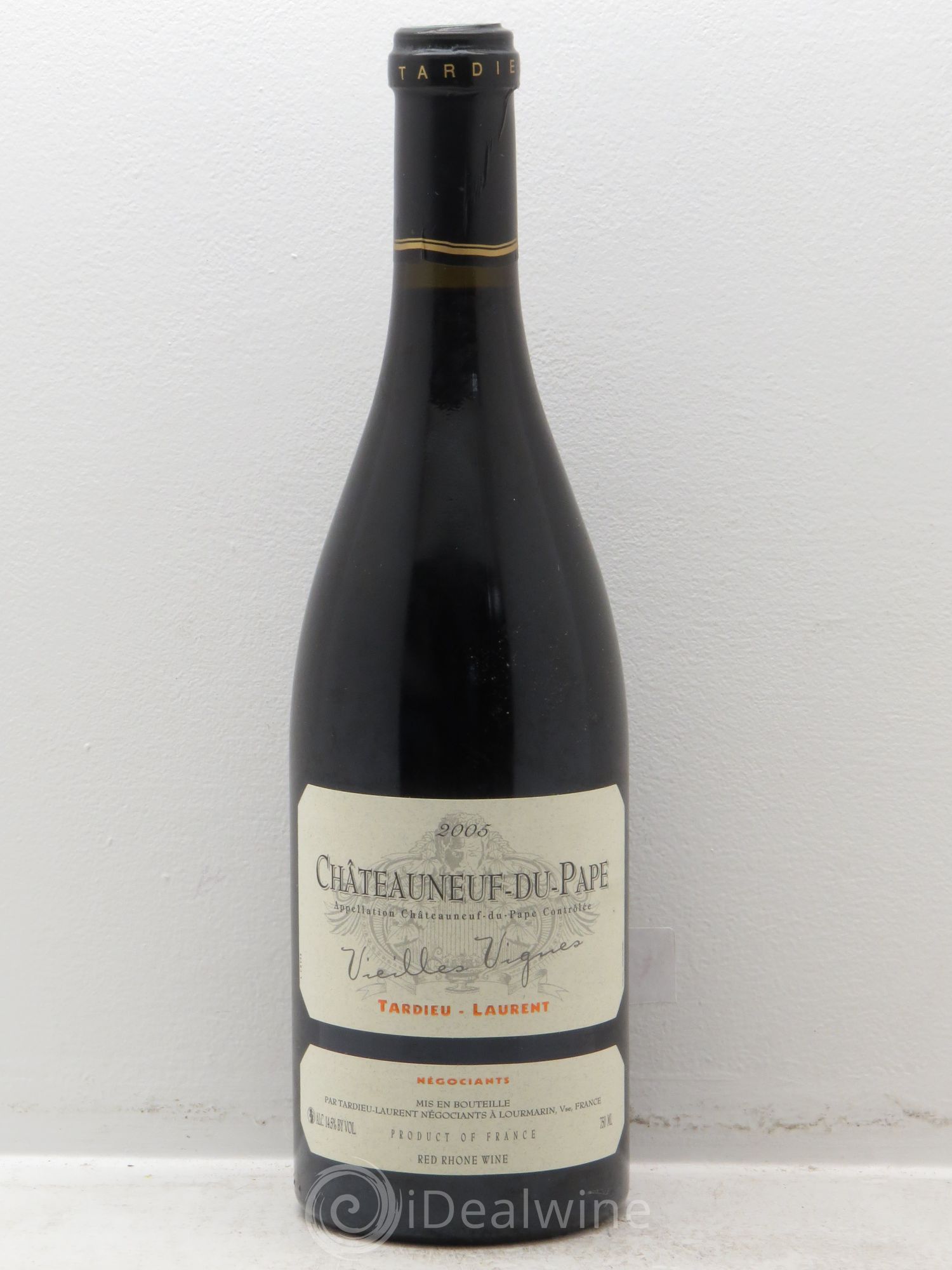 Châteauneuf-du-Pape Tardieu-Laurent Vieilles vignes Famille Tardieu 2005 - Lot de 1 bouteille - 0