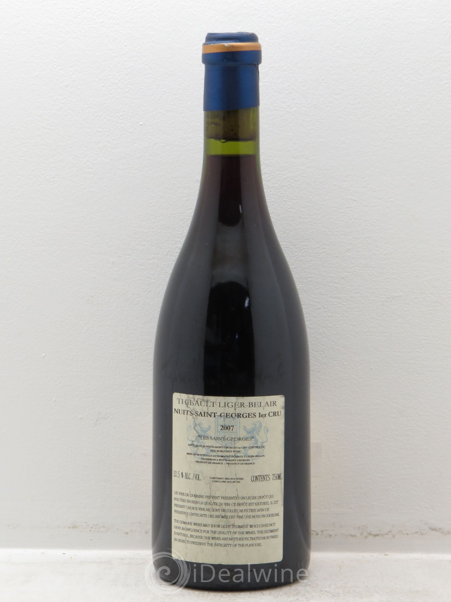 Nuits-Saint-Georges 1er Cru Les Saint-Georges Thibault Liger-Belair 2007 - Lot de 1 bouteille - 1