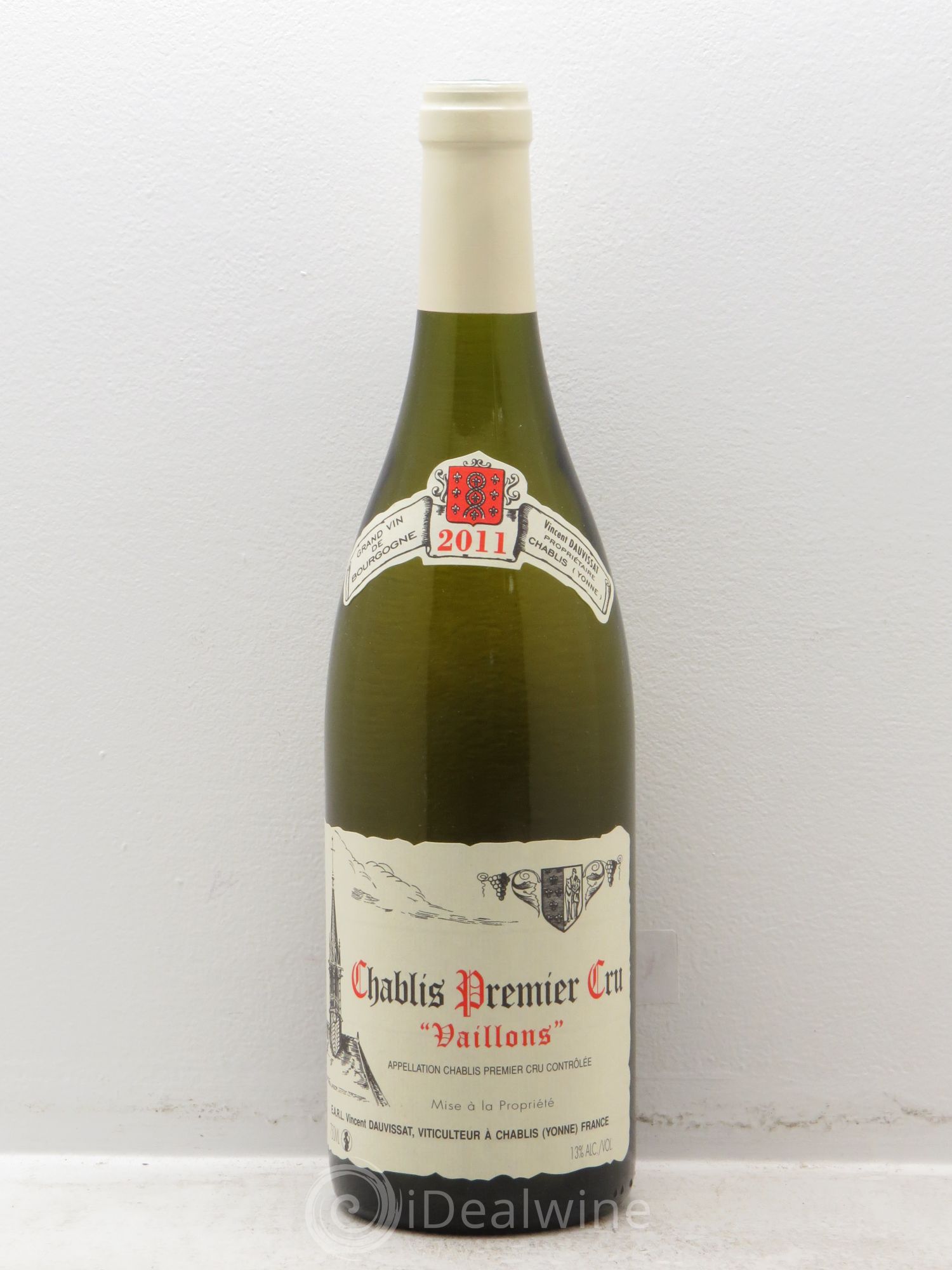 Chablis 1er Cru Vaillons Vincent Dauvissat (Domaine) 2011 - Lot de 1 bouteille - 0