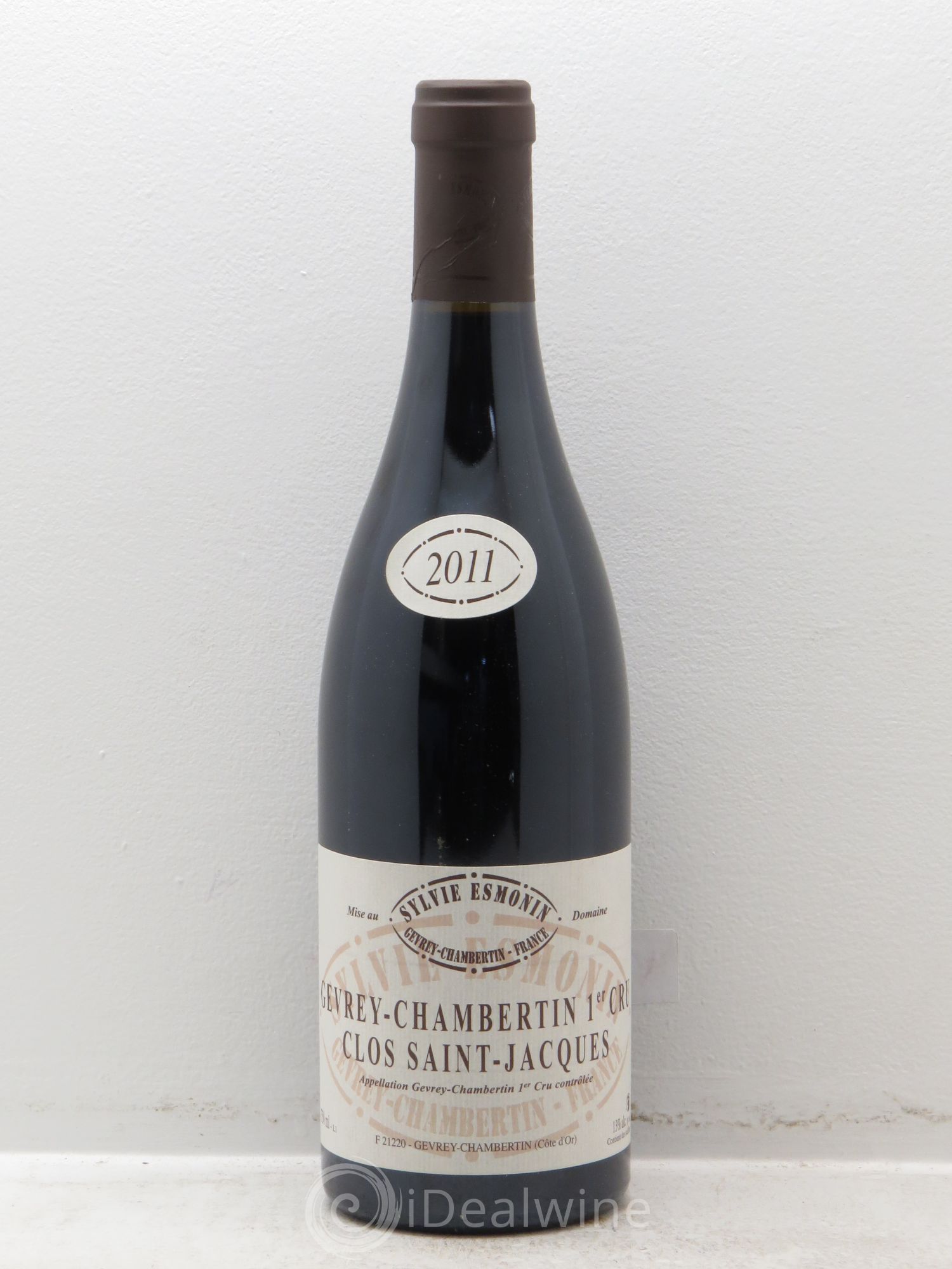 Gevrey-Chambertin 1er Cru Clos Saint Jacques Sylvie Esmonin 2011 - Lot de 1 bouteille - 0