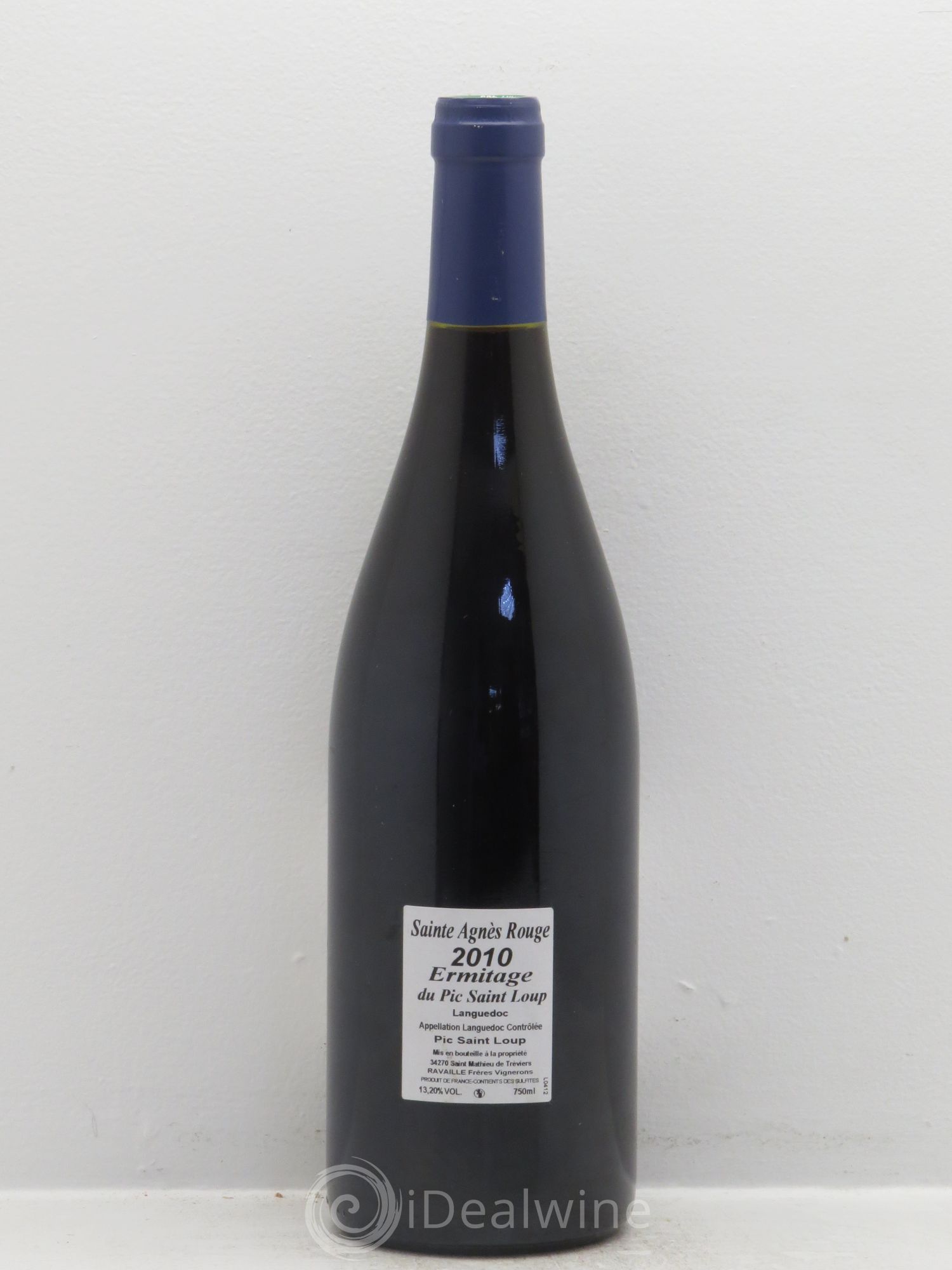 Pic Saint-Loup Héritage du Pic Saint-Loup (anciennement Ermitage) Cuvée Sainte Agnès 2010 - Lot de 1 bouteille - 1