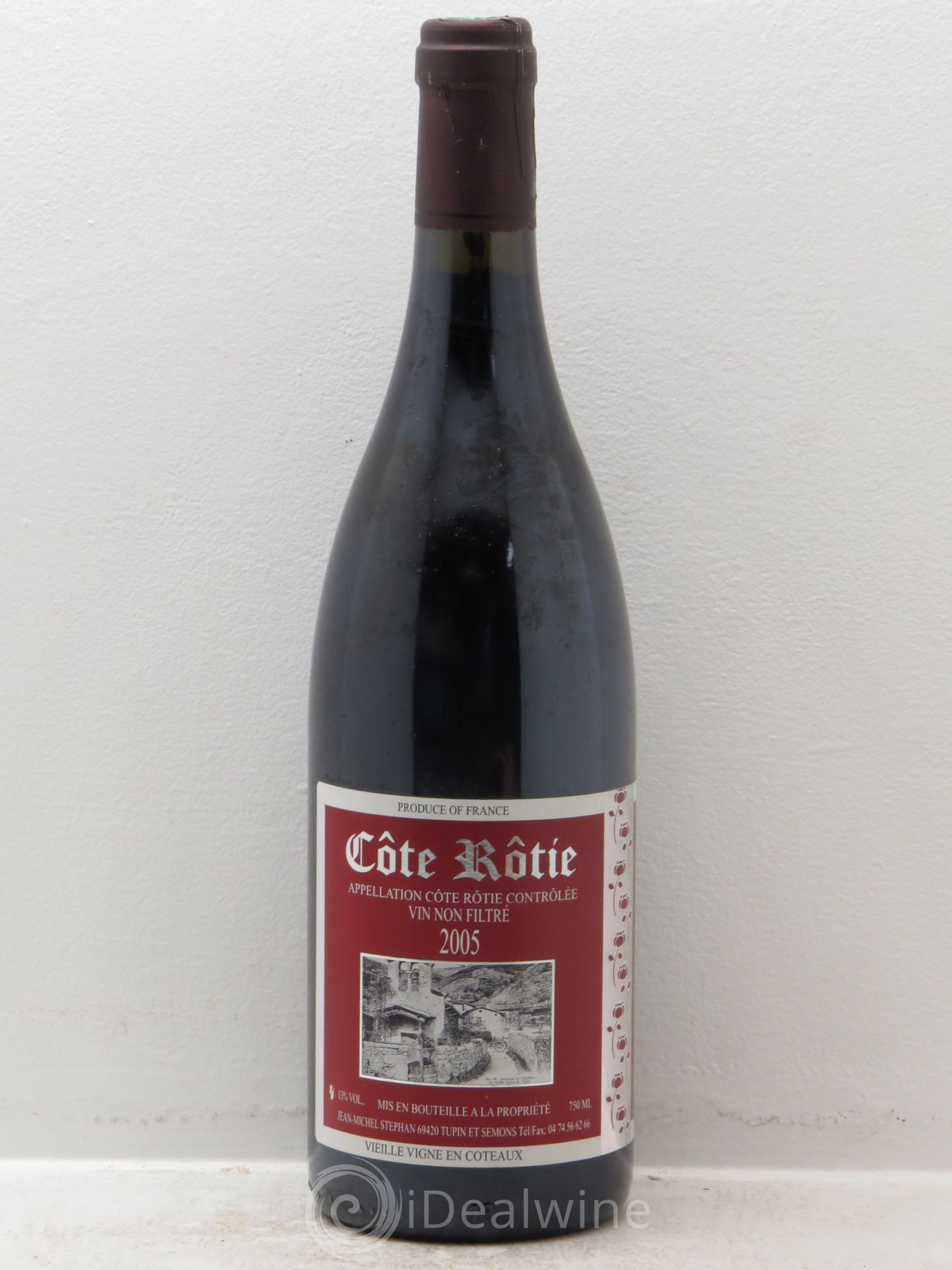 Côte-Rôtie Jean-Michel Stephan Vieilles Vignes en Coteaux 2005 - Posten von 1 Flasche - 0