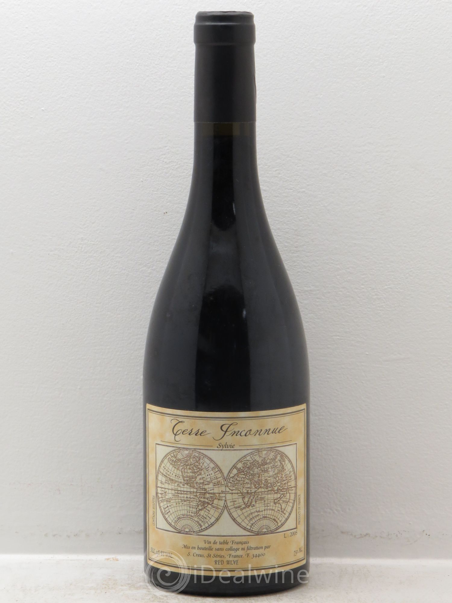 Vin de Table de France Cuvée Sylvie Terre Inconnue 2005 - Lot de 1 bouteille - 0