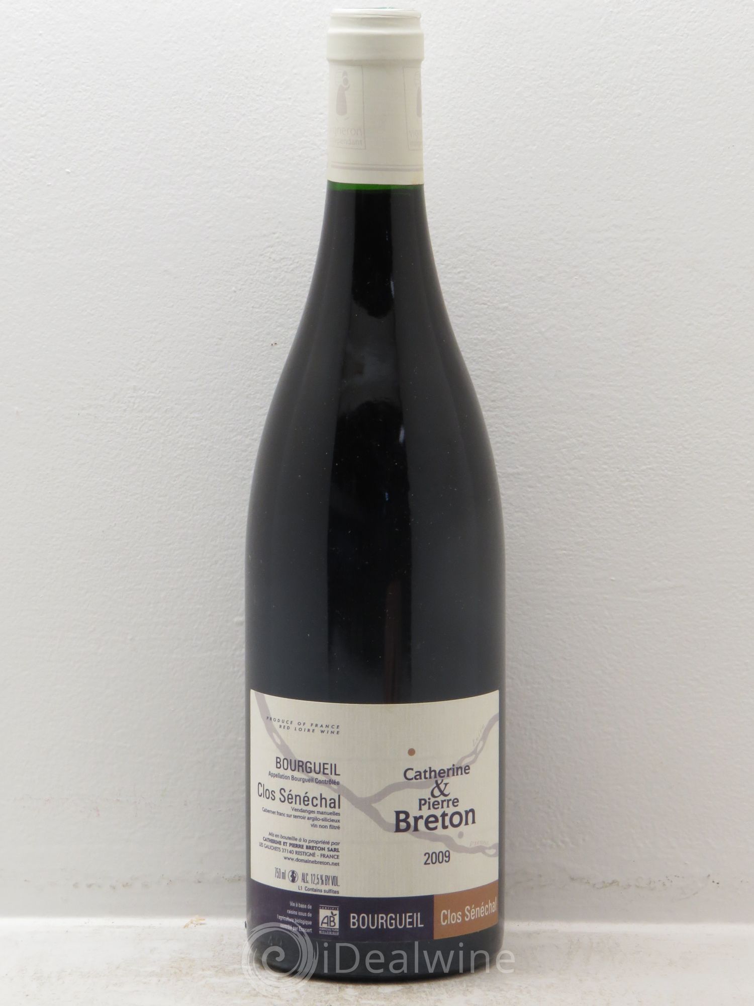 Bourgueil Clos Sénéchal Catherine et Pierre Breton 2009 - Lot de 1 bouteille - 0