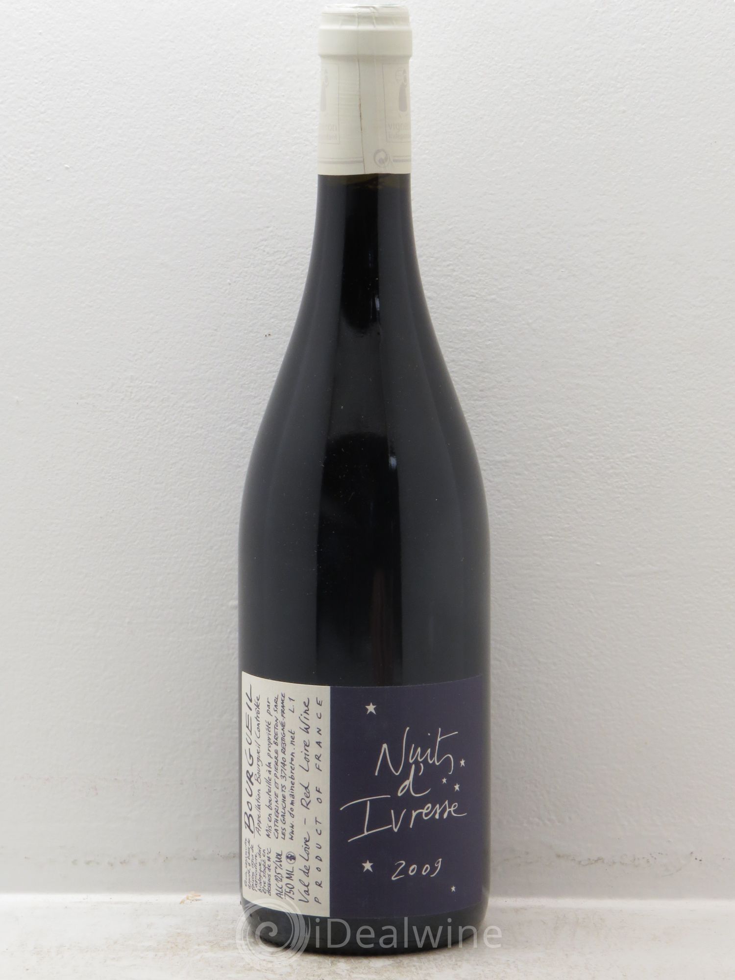 Bourgueil Nuits d'ivresse Catherine et Pierre Breton 2009 - Lot de 1 bouteille - 0