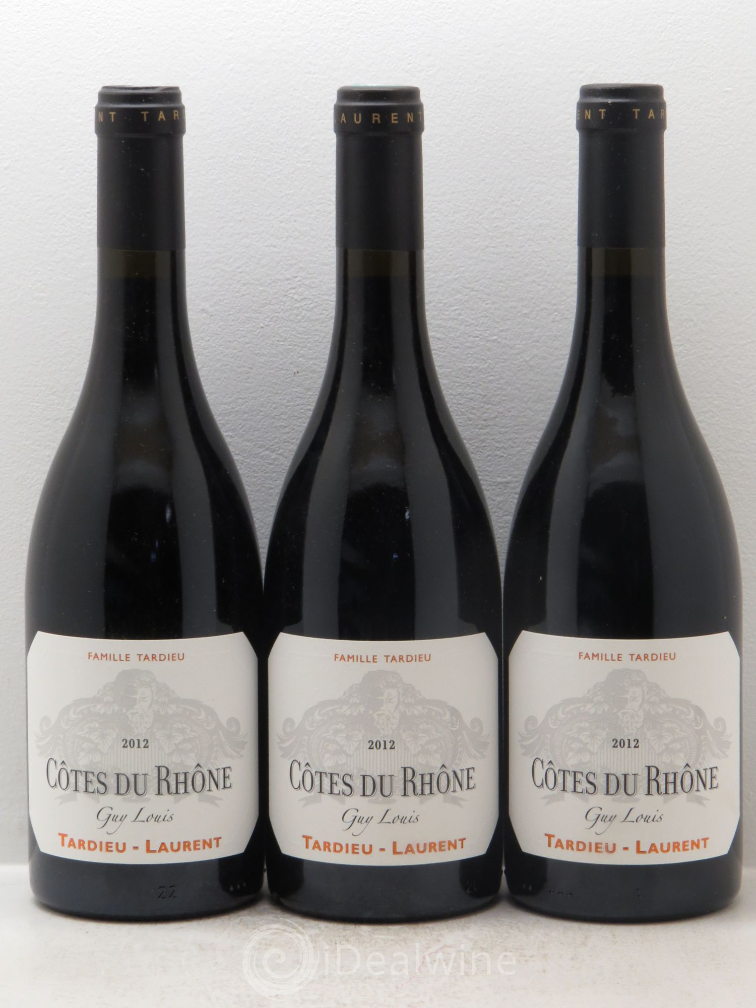 Côtes-du-Rhône Cuvée Guy Louis - Domaine Tardieu-Laurent 2012 - Posten von 3 Flaschen - 0