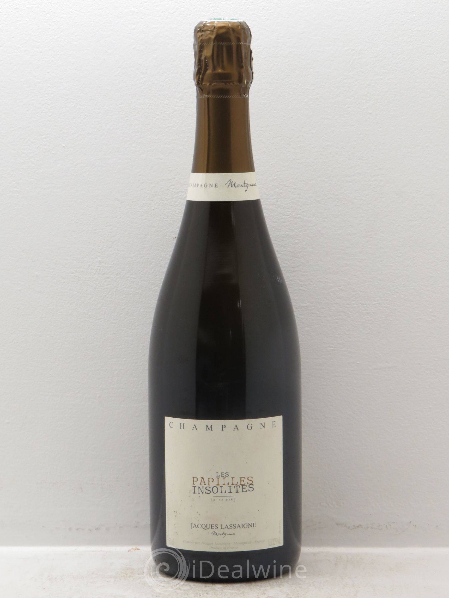 Champagne Extra Brut - Les Papilles Insolites - Jacques Lassaigne - Posten von 1 Flasche - 0