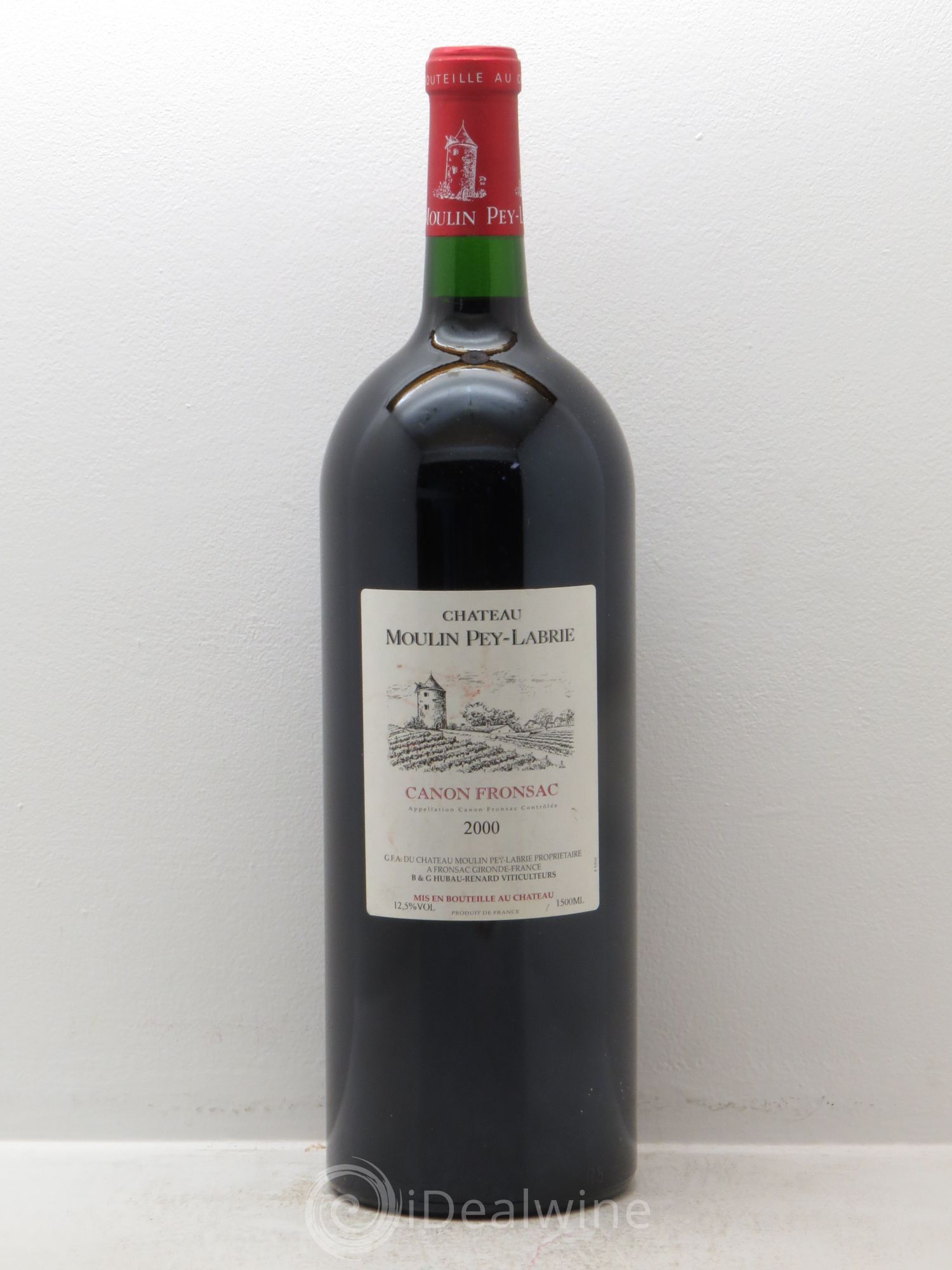 Château Moulin Pey-Labrie 2000 - Posten von 1 Magnum - 0