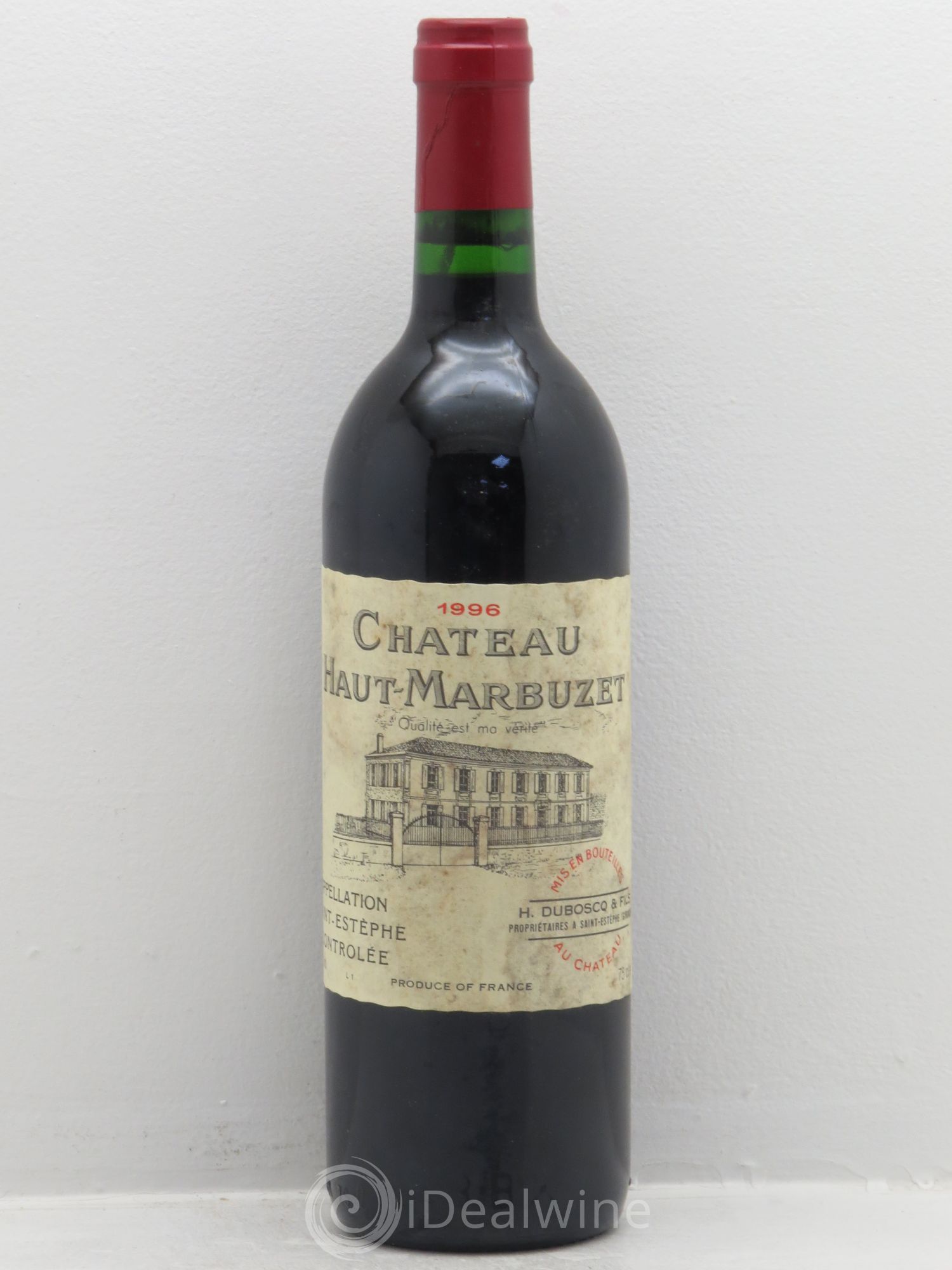 Château Haut Marbuzet 1996 - Lot de 1 bouteille - 0